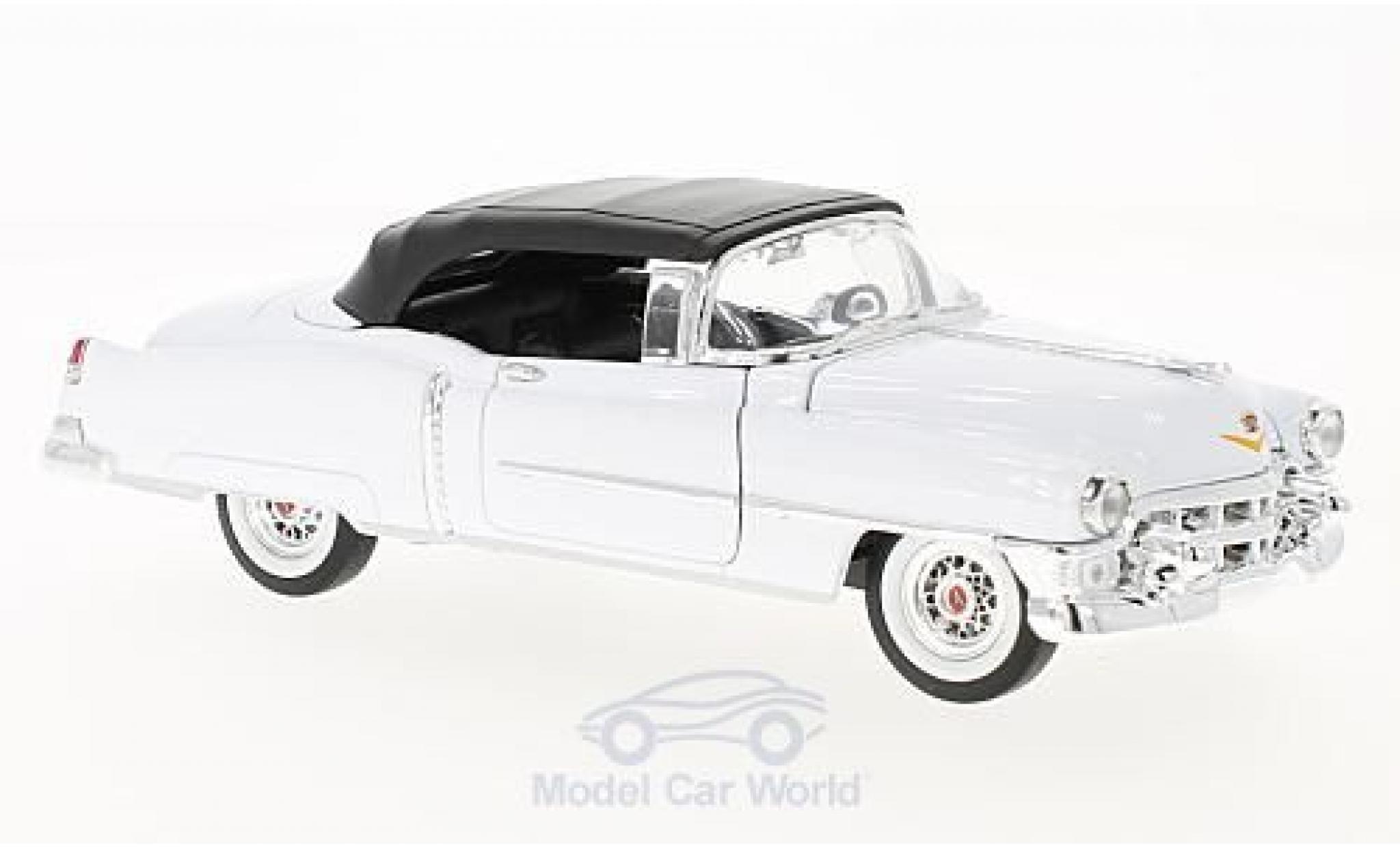 Cadillac Eldorado 1/24 Welly wit/zwart modelauto