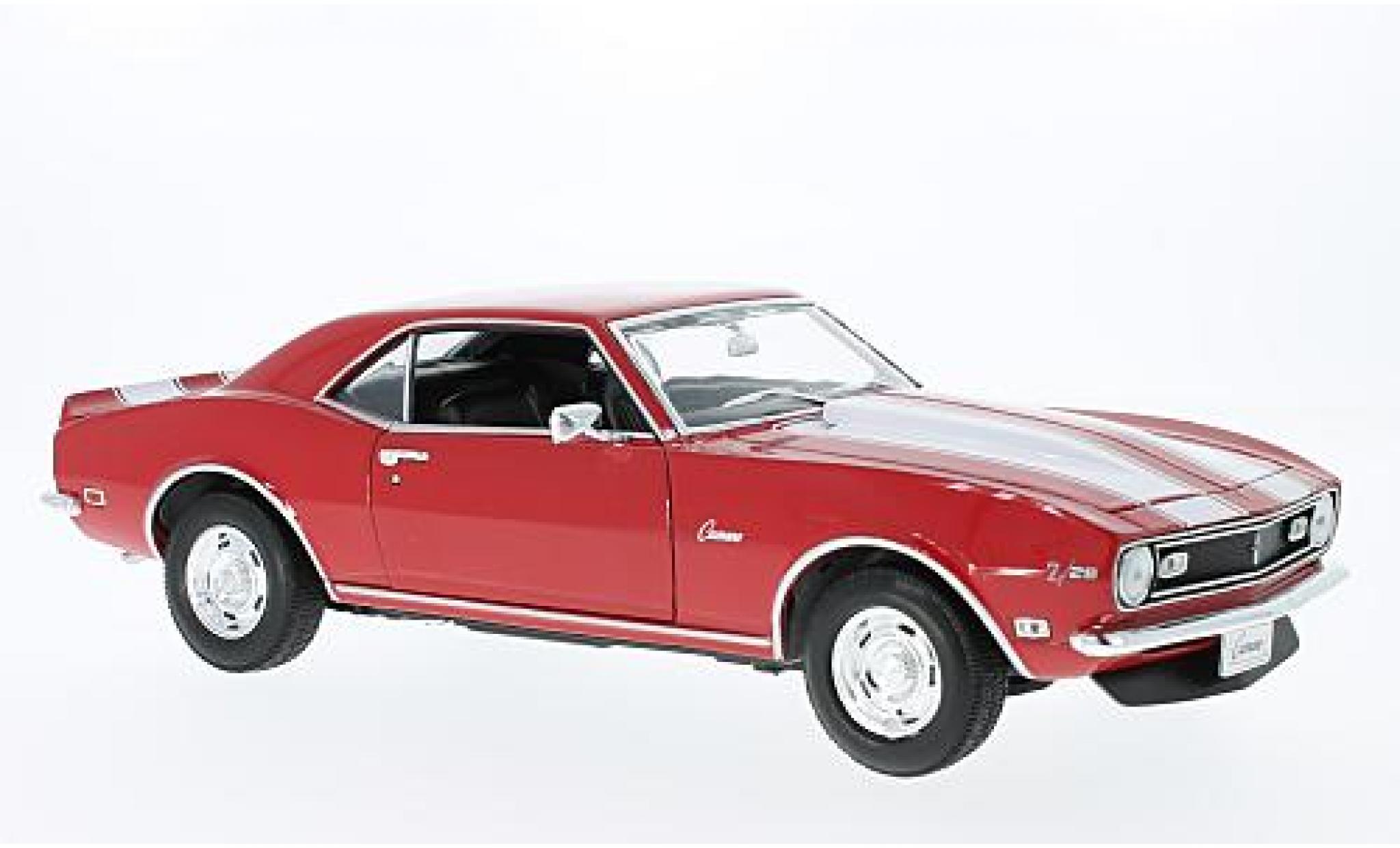 Chevrolet Camaro 1/18 Welly Z28 rood/wit 1968 1:18 modelauto