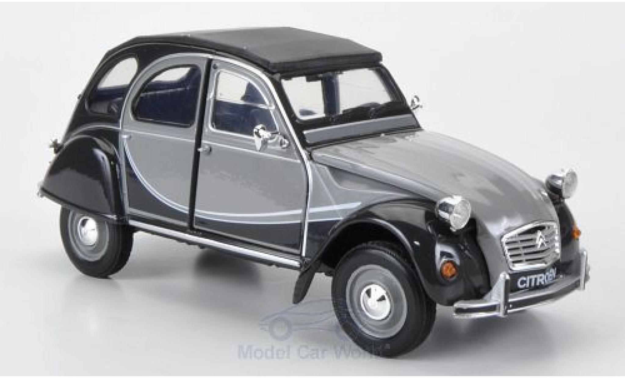 Citroen 2CV 1/24 Welly 6 Charlston grijs/grijs ohne Vitrine modelauto