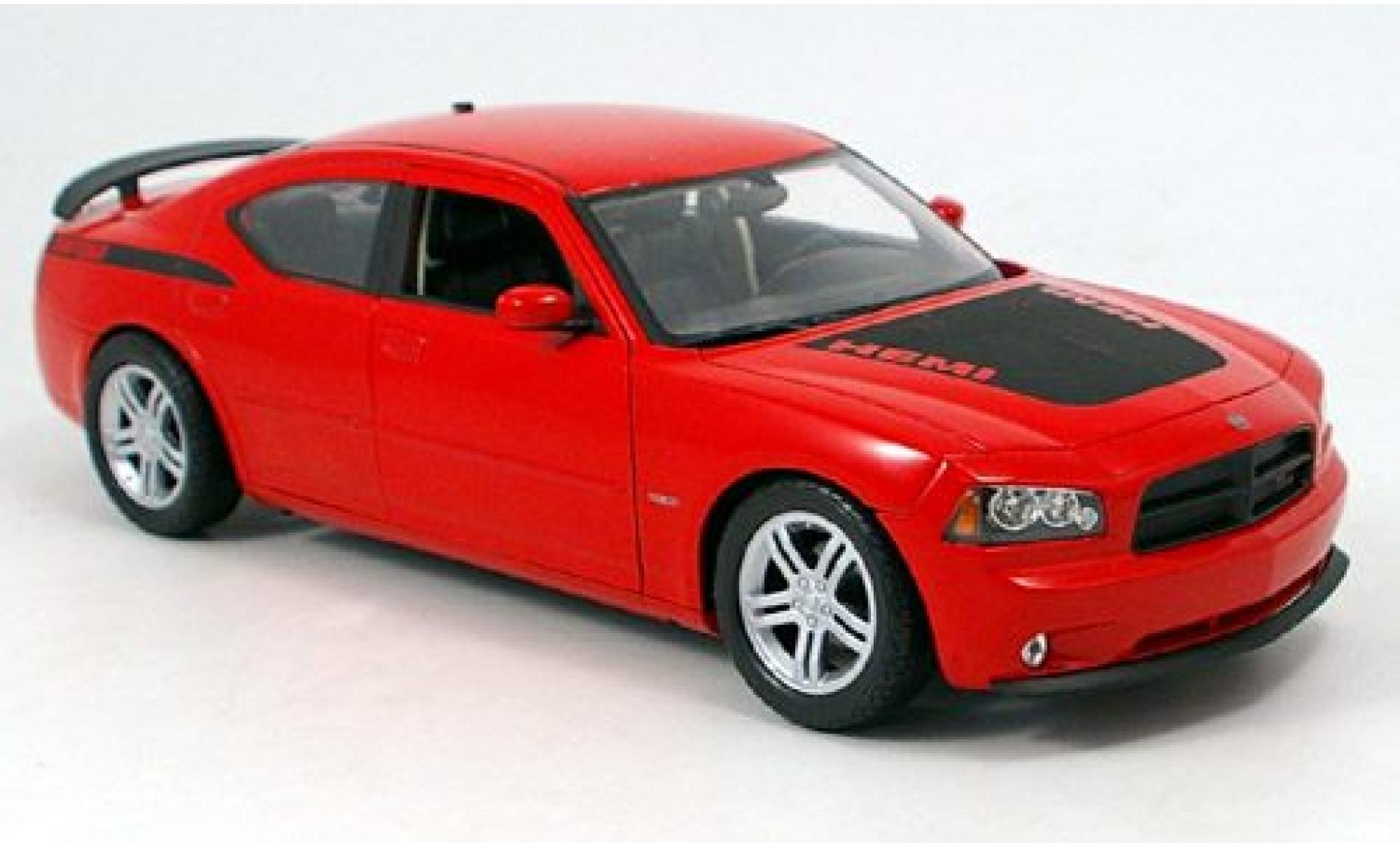 Dodge Charger 1/18 Welly Daytona R/T rood 1:18 modelauto