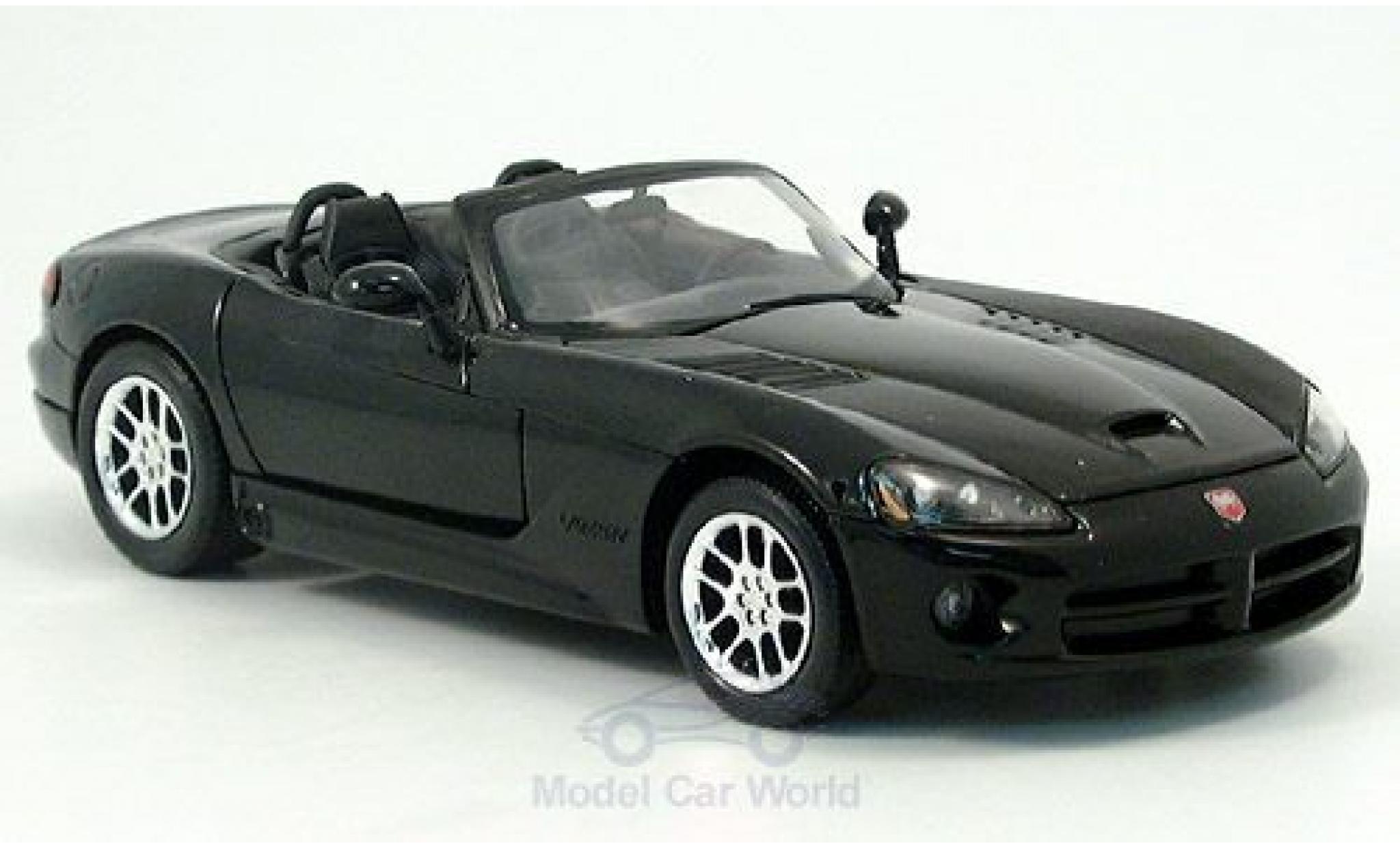 Dodge Viper 1/24 Welly SRT-10 zwart modelauto