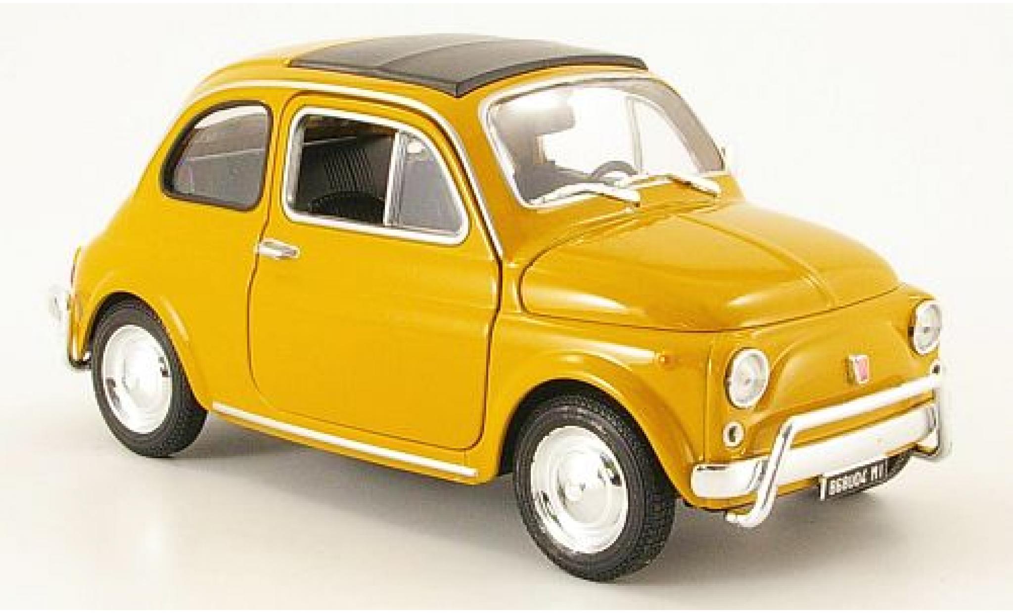 Fiat 500 1/24 Welly ocker 1:24 modelauto