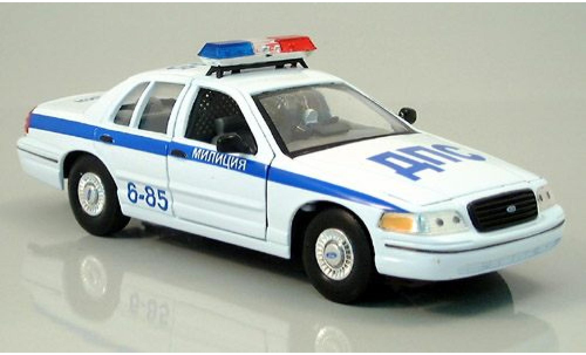 Ford Crown 1/24 Welly Victoria Politie Moskau 1:24 modelauto