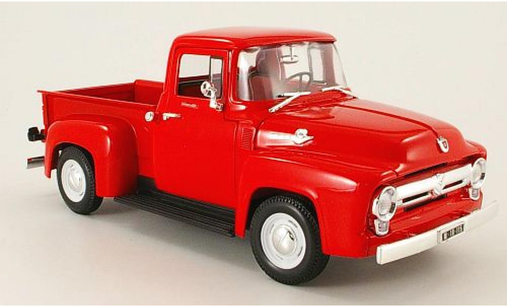 Ford F-1 1/18 Welly 00 Pick Up rood 1956 1:18 modelauto