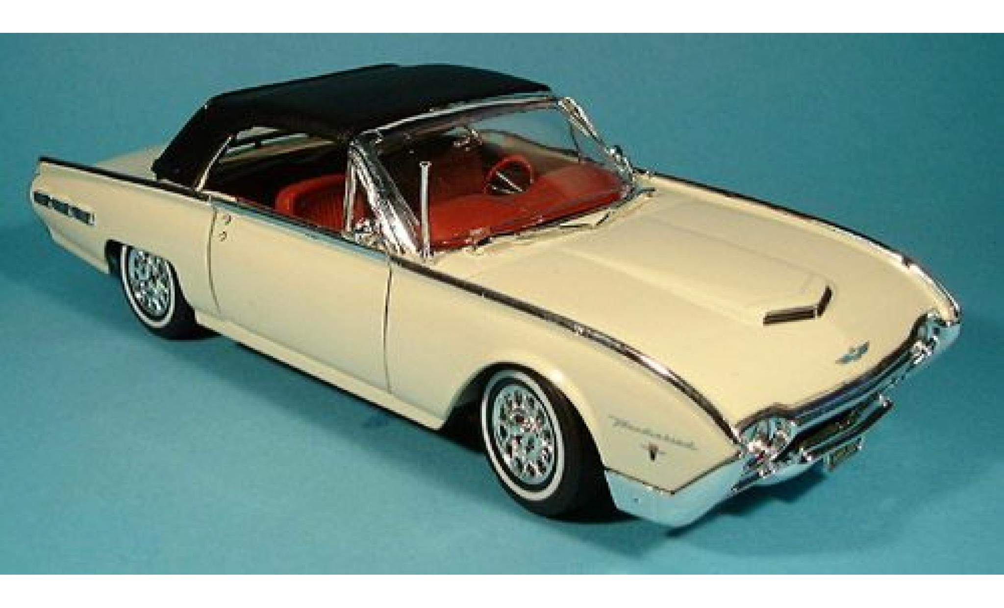 Ford Thunderbird 1/18 Welly Roadster wit 1962 1:18 modelauto