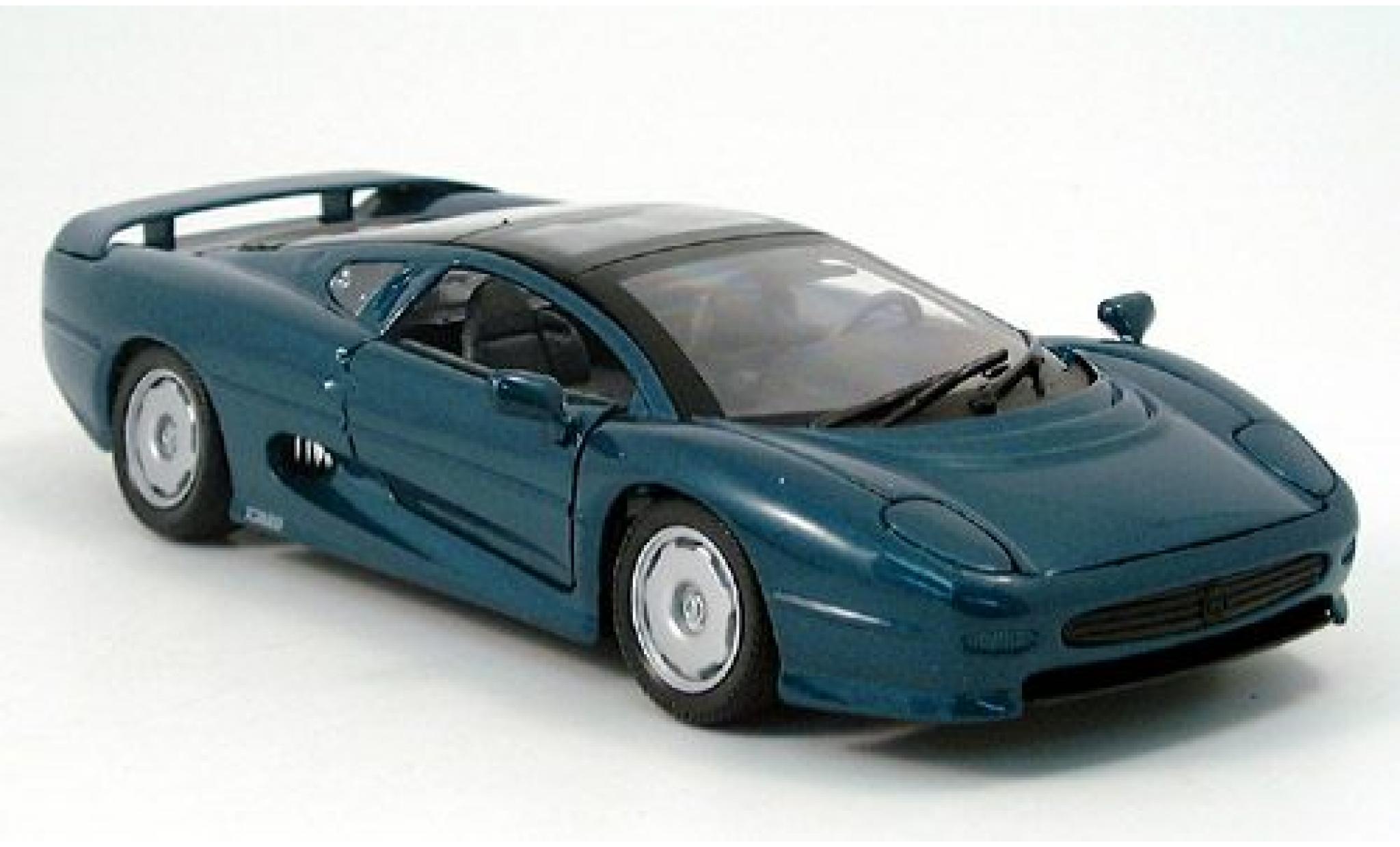 Jaguar XJ 1/24 Welly 220 dk. groen 1996 1:24 modelauto