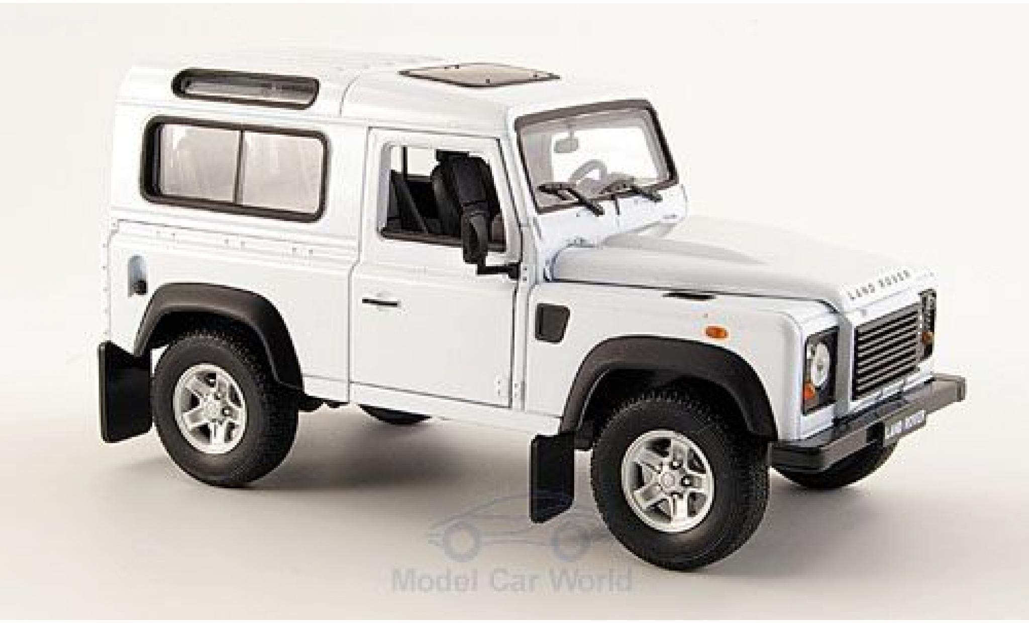 Land Rover Defender 1/24 Welly wit modelauto