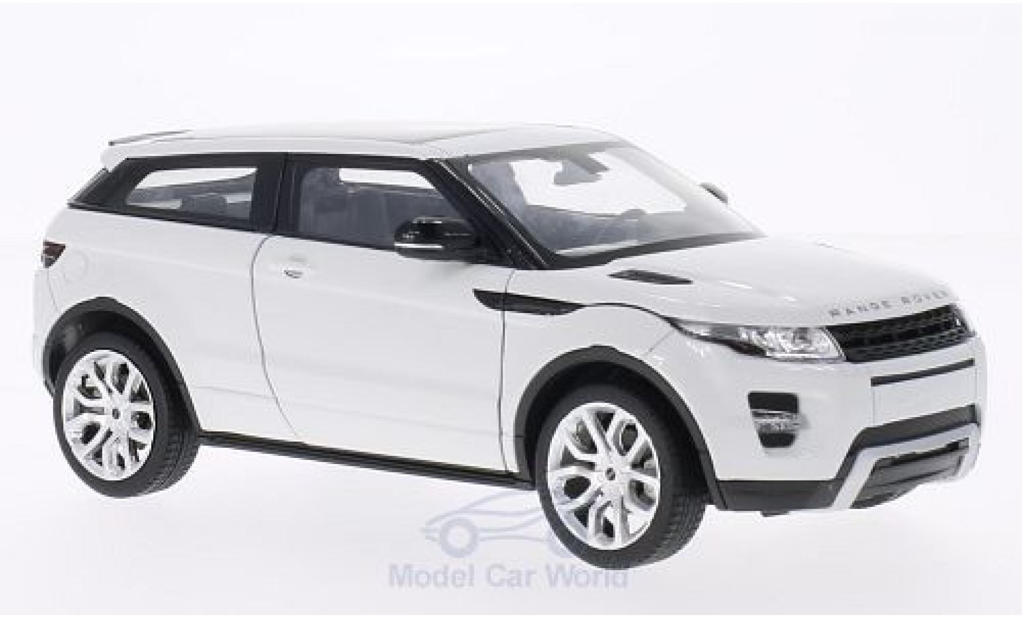 Land Rover Range Rover 1/24 Welly Evoque wit modelauto