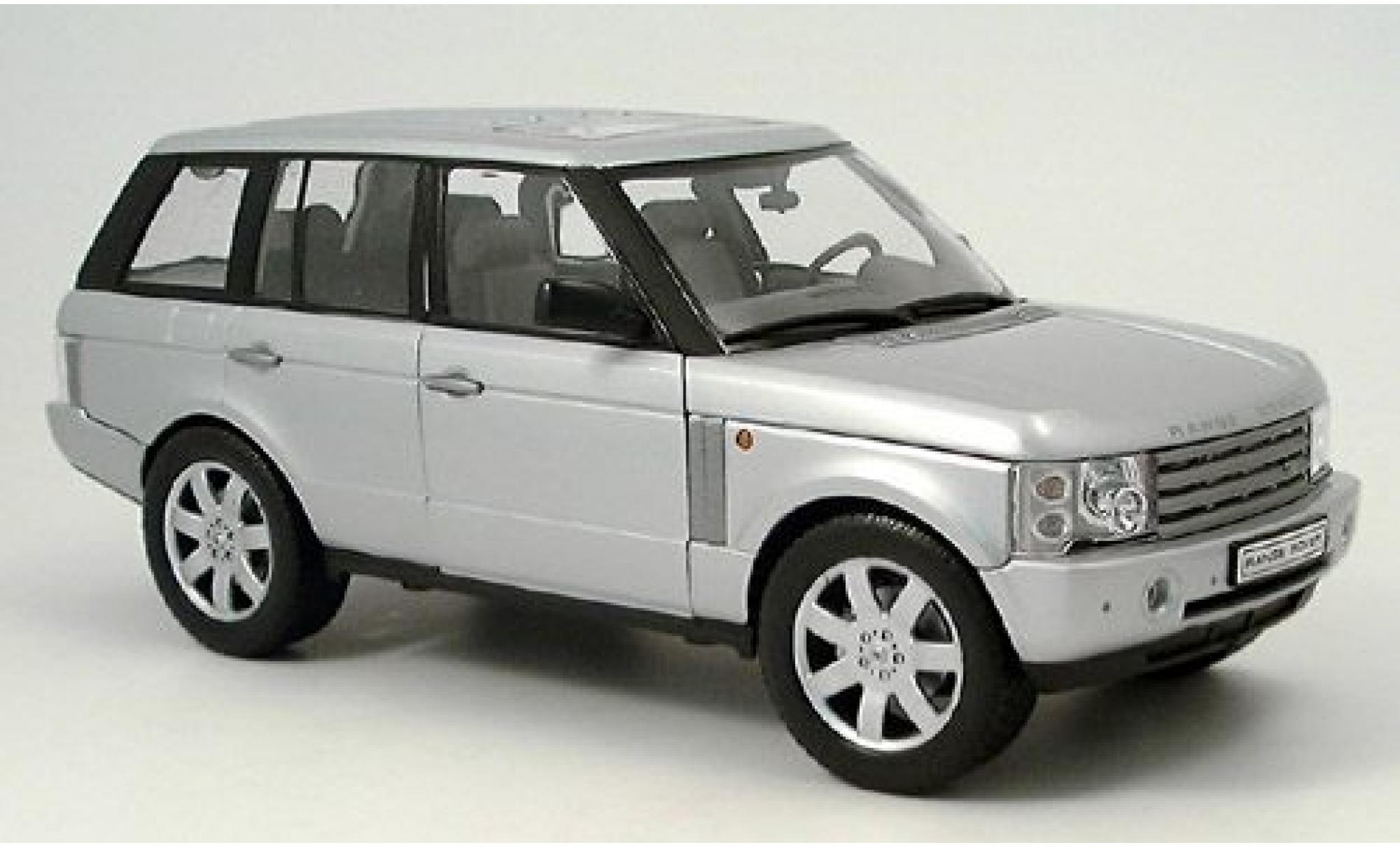 Land Rover Range Rover 1/18 Welly grijs 2003 1:18 modelauto