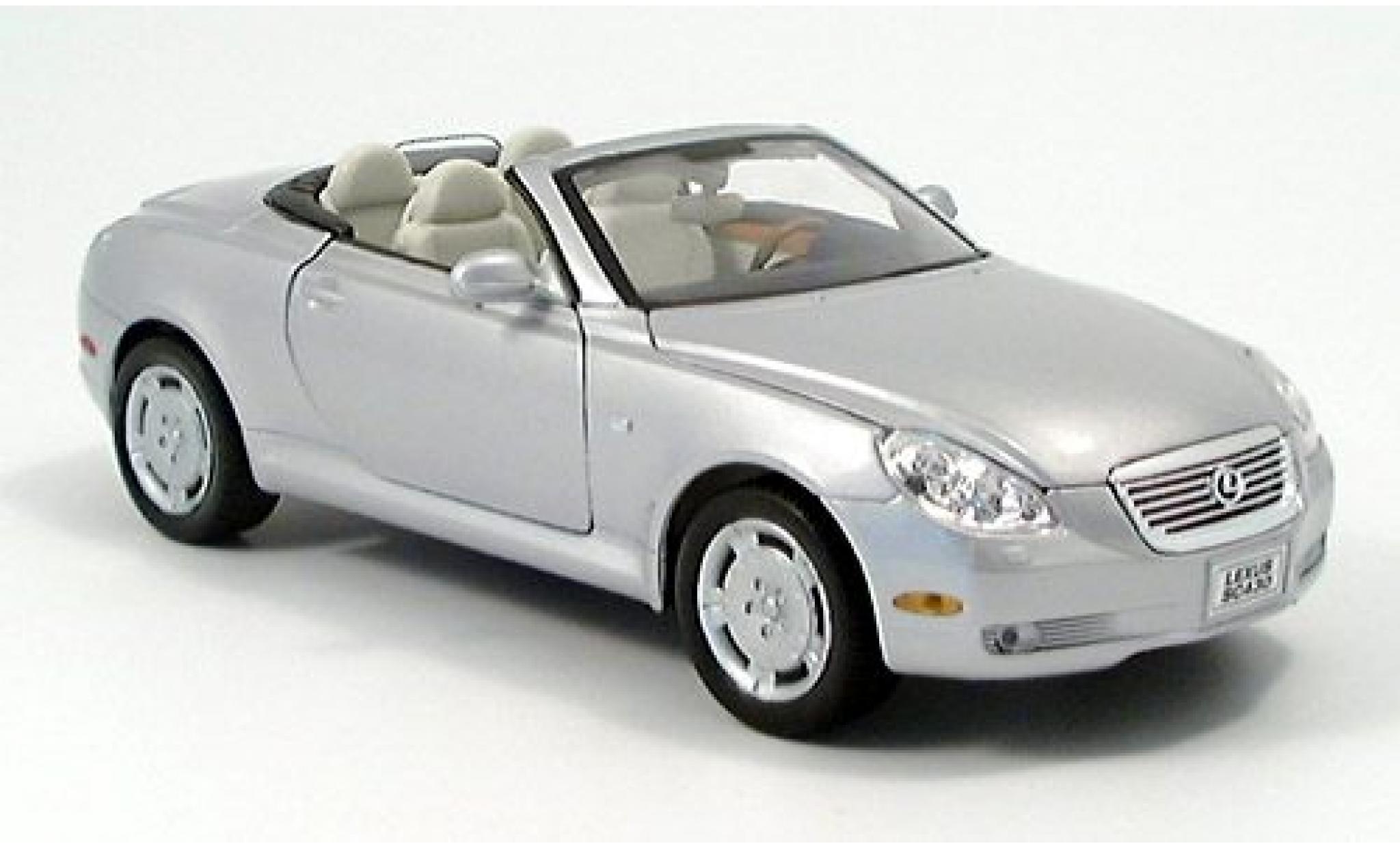 Lexus SC 1/24 Welly 430 grijs 1:24 modelauto