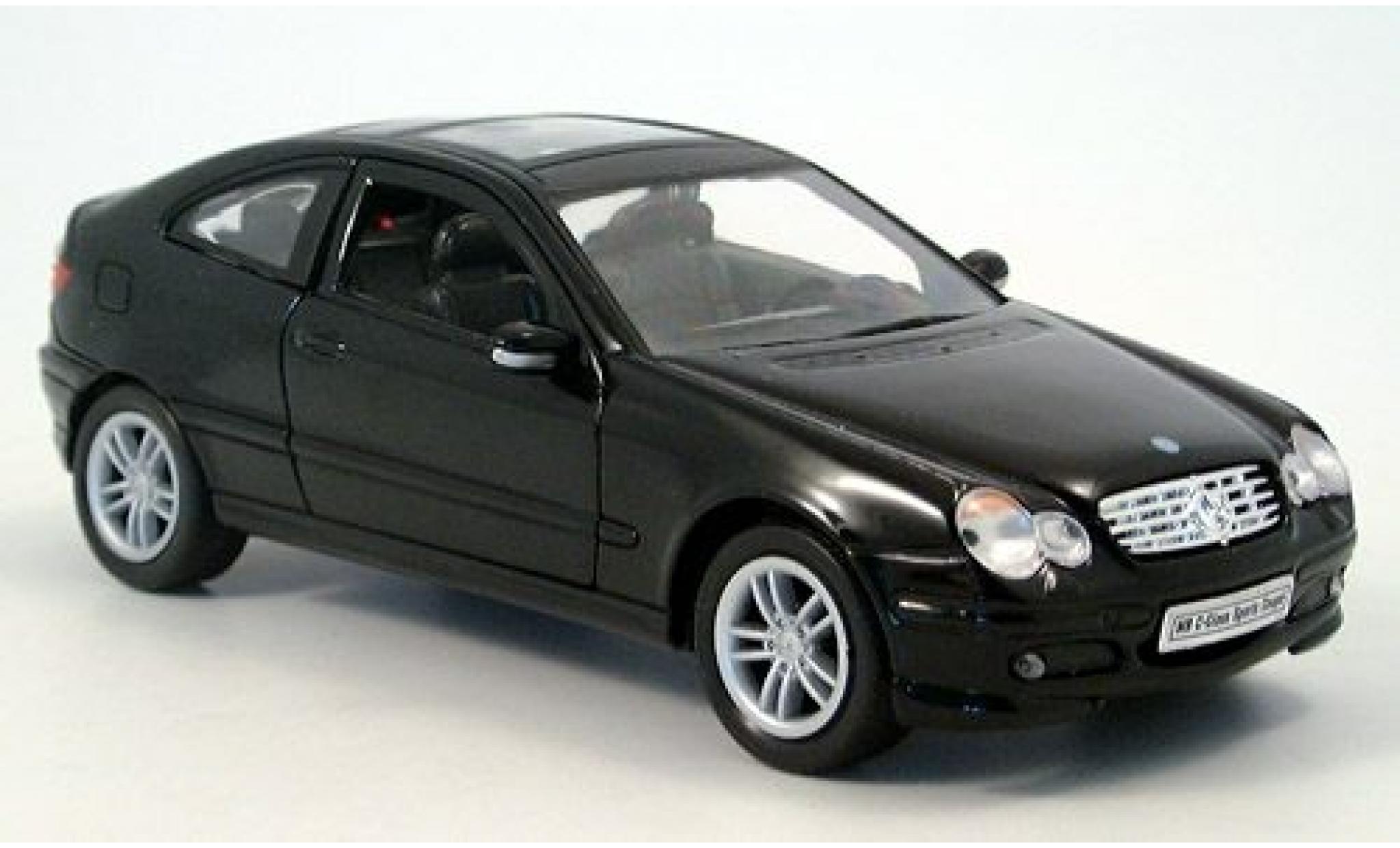 Mercedes Classe C 1/24 Welly Compact zwart 1:24 modelauto