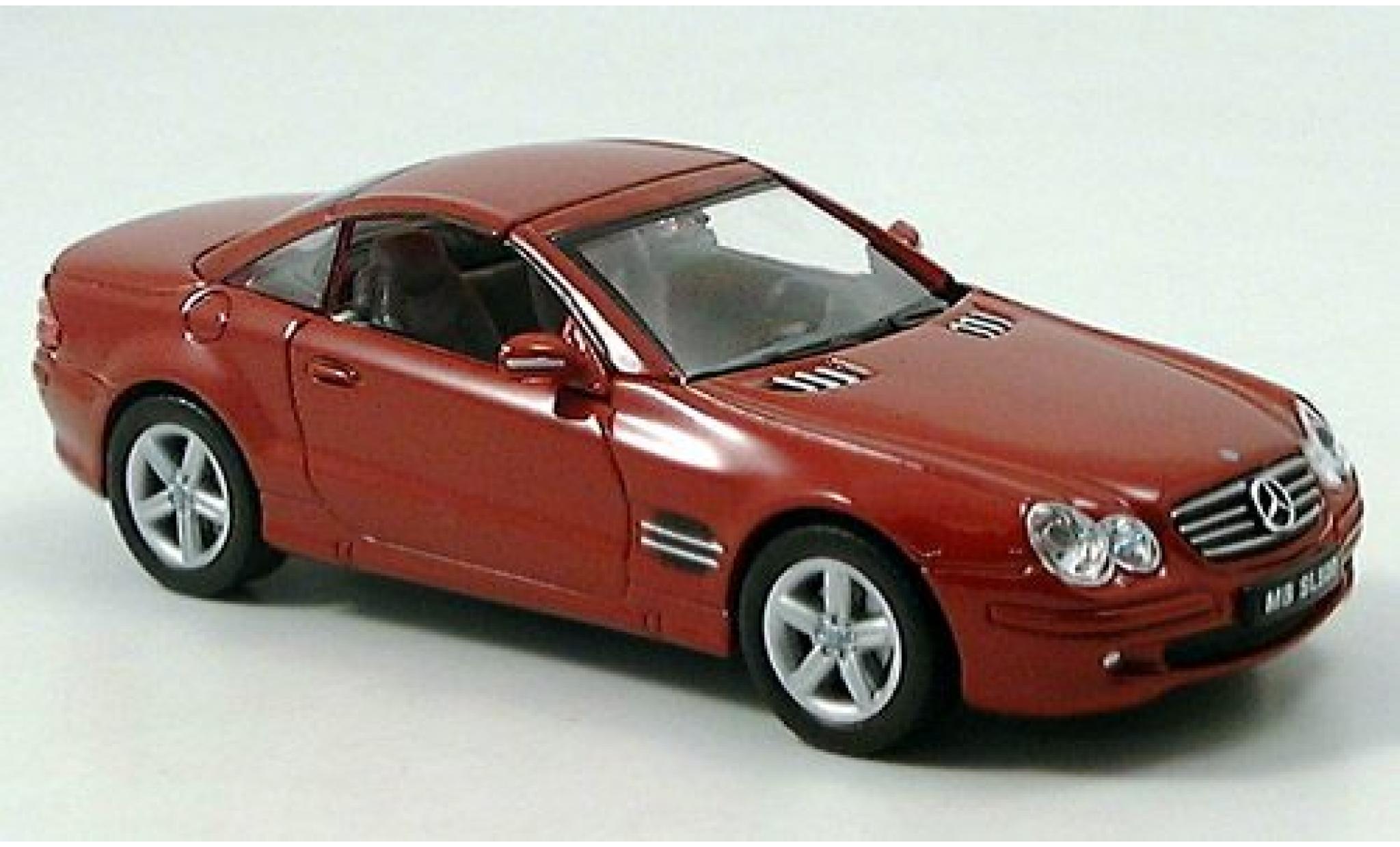 Mercedes Classe SL 1/43 Welly SL 500 rood 1:43 modelauto