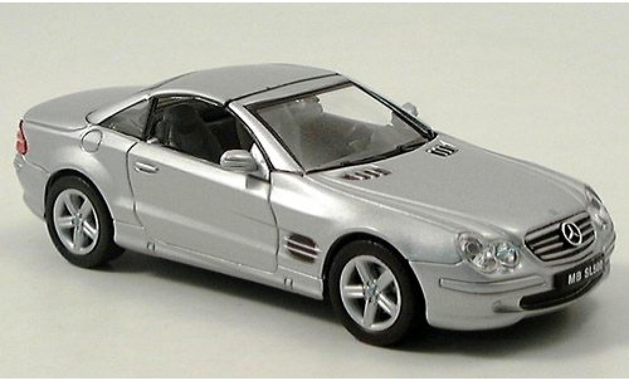 Mercedes Classe SL 1/43 Welly SL 500 grijs 1:43 modelauto
