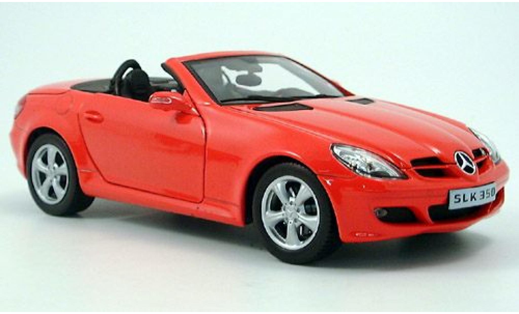 Mercedes Classe SLK 1/18 Welly SLK offen rood 2004 1:18 modelauto