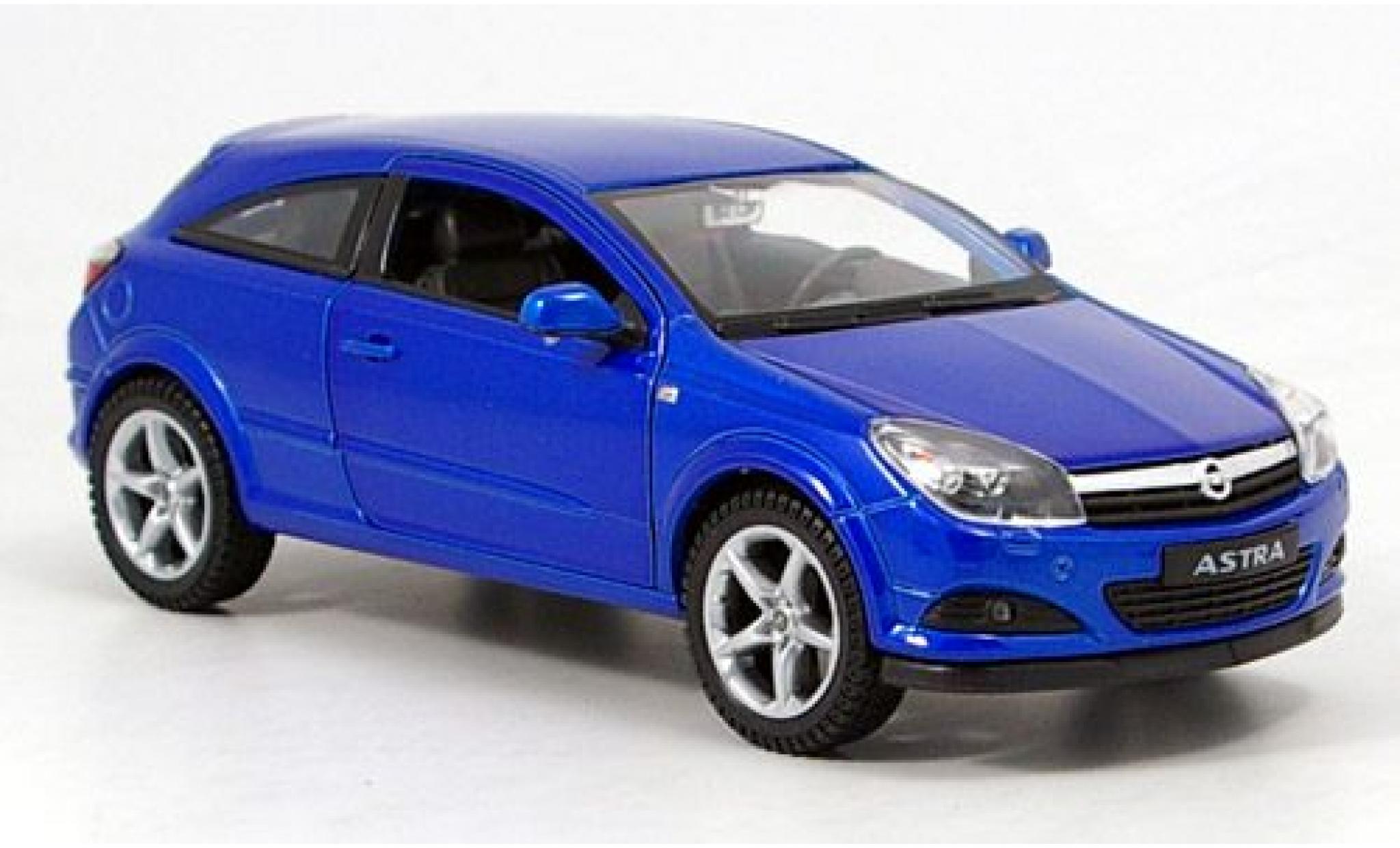 Opel Astra 1/24 Welly GTC blauw 1:24 modelauto