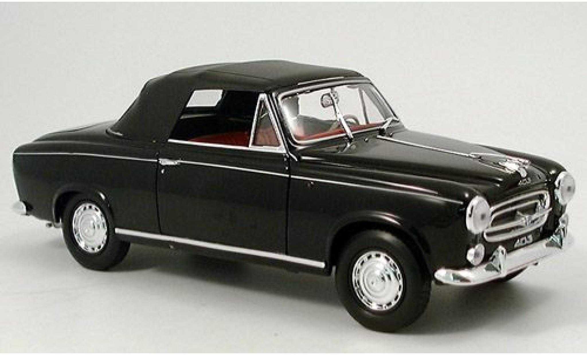 Peugeot 403 1/18 Welly Cabriolet zwart geschlossene Ausf&uuml;hrung 1:18 modelauto