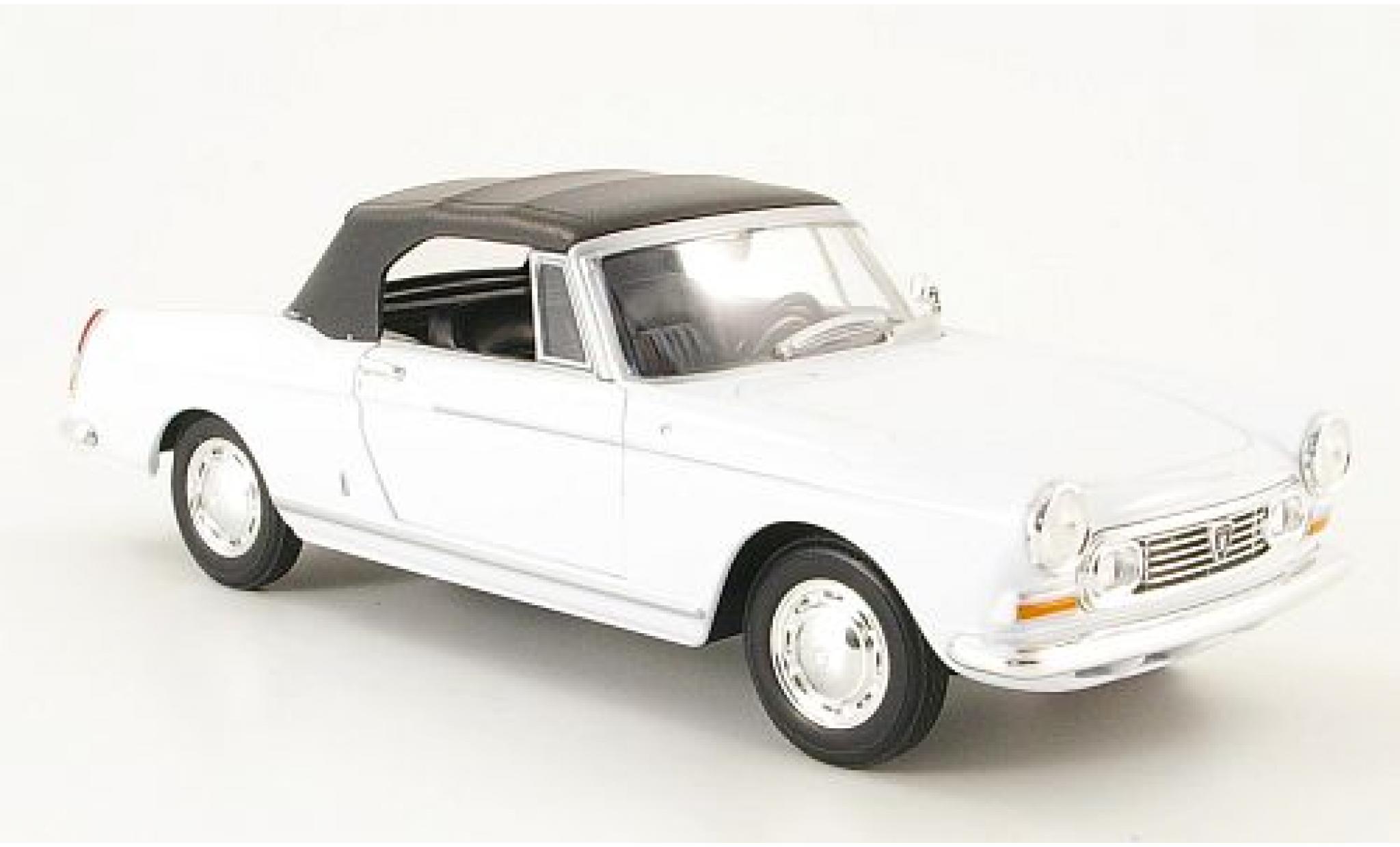 Peugeot 404 1/24 Welly Cabriolet wit geschlossen 1963 1:24 modelauto