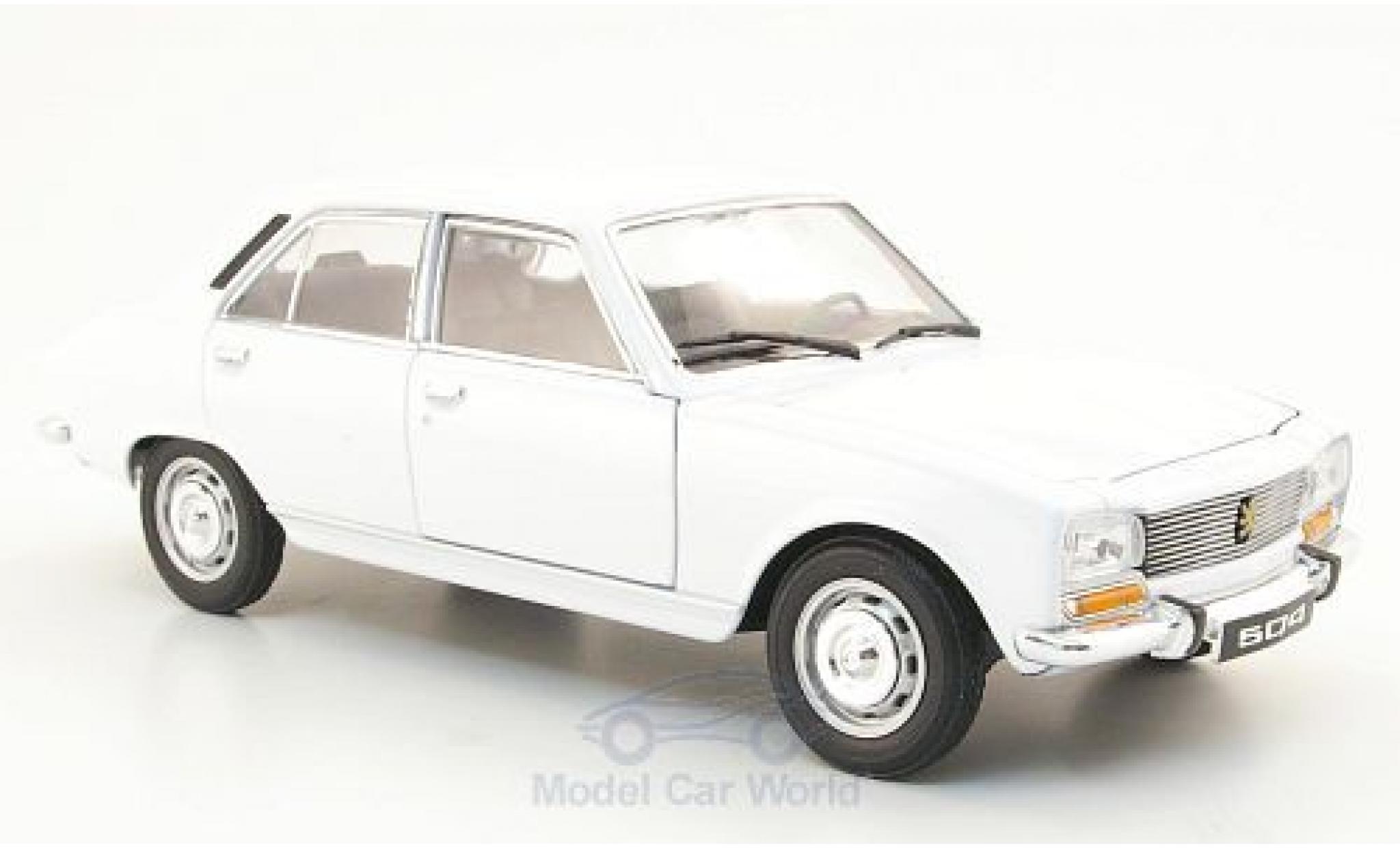 Peugeot 504 1/24 Welly wit 1975 ohne Vitrine modelauto