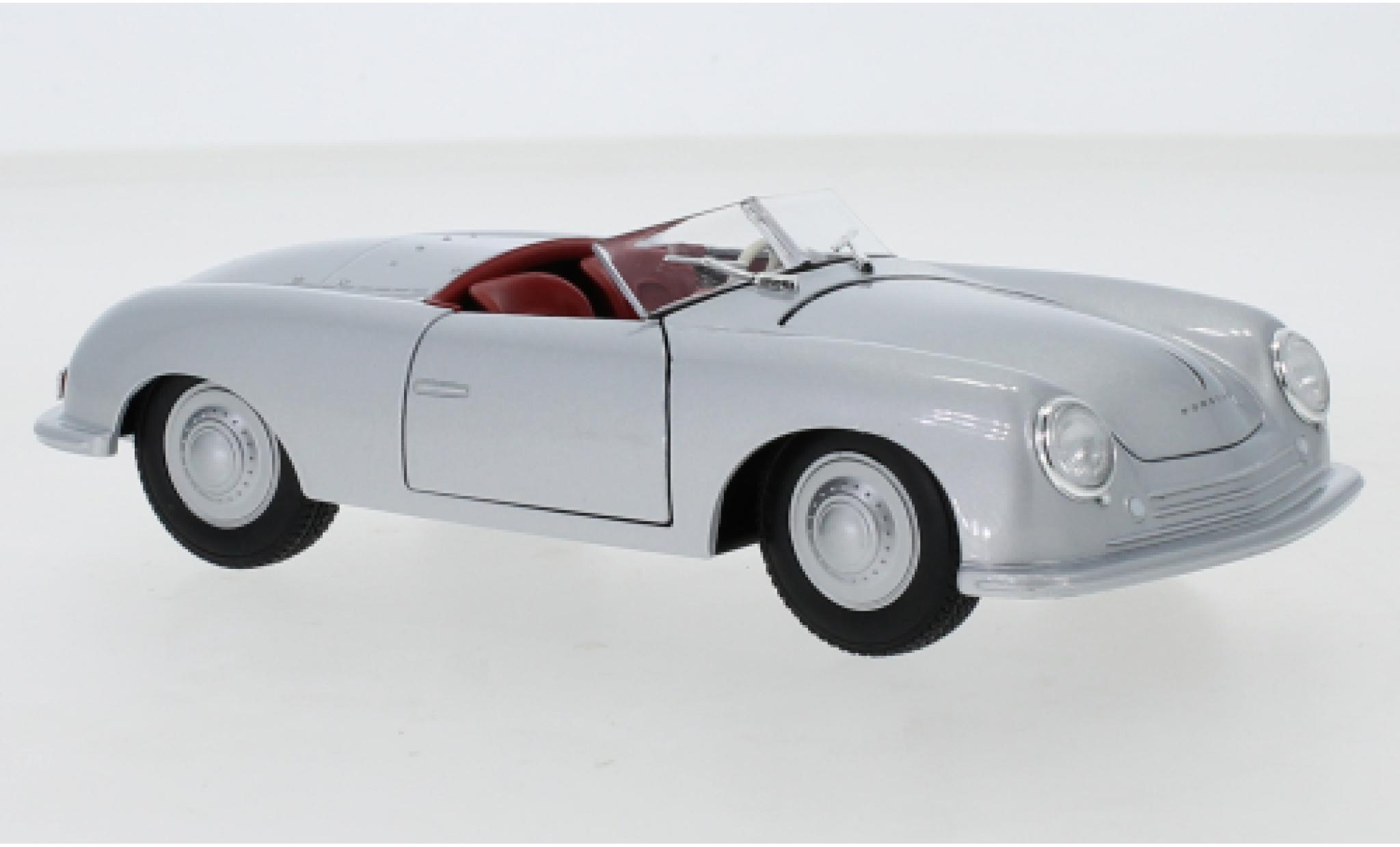 Porsche 356 1/24 Welly Nr.1 grijs modelauto