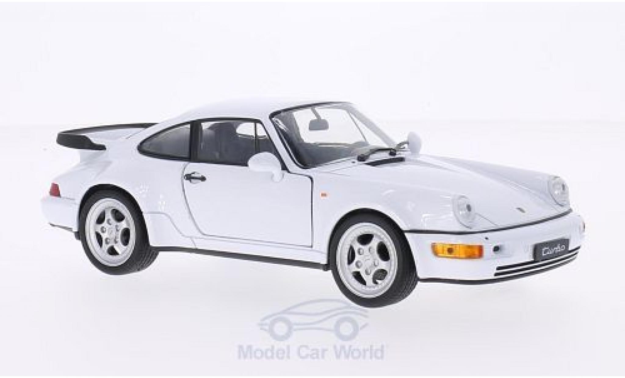 Porsche 964 Turbo 1/24 Welly 911 () Turbo wit modelauto