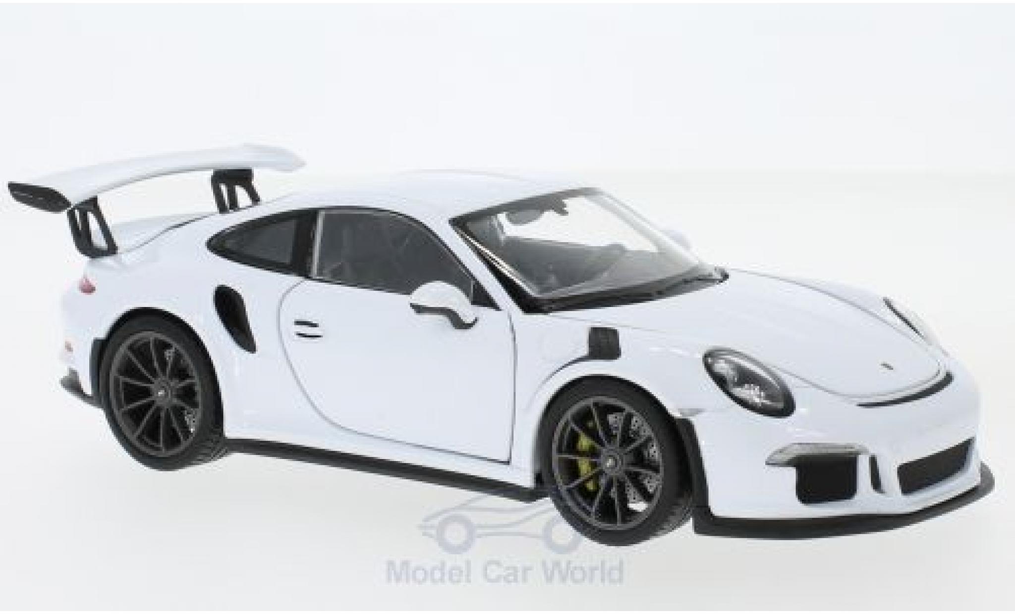 Porsche 991 GT3 RS 1/24 Welly 911 () GT3 RS wit 2015 modelauto