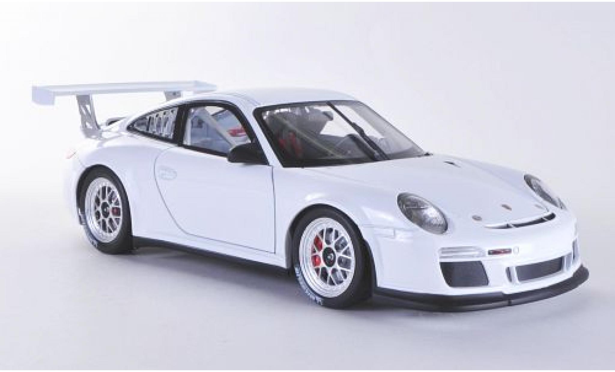 Porsche 997 GT3 CUP 1/18 Welly 911 GT3 Cup ( II) wit Plain Body Version wit 2012 1:18 modelauto
