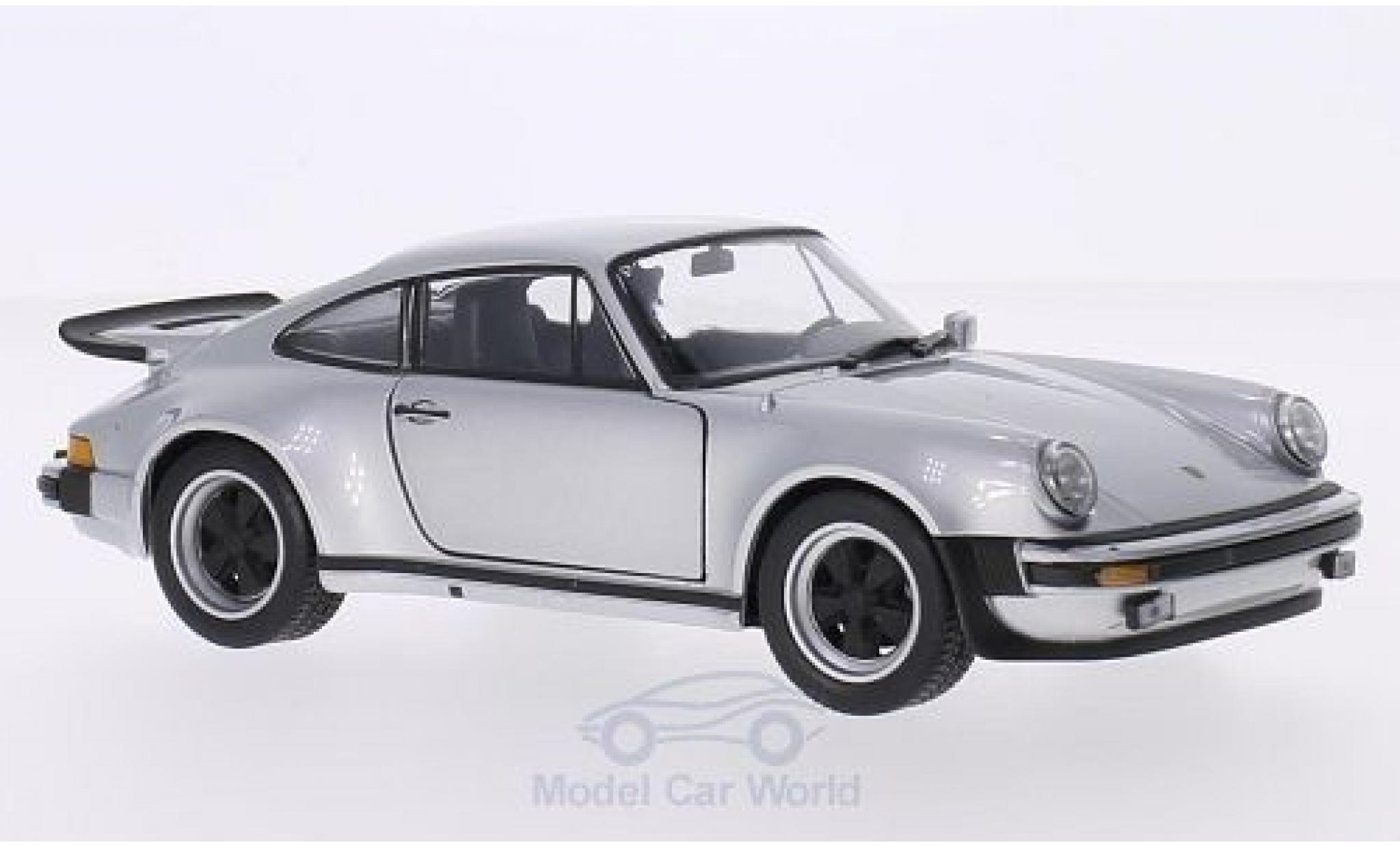 Porsche 930 Turbo 1/24 Welly 911 Turbo 3.0 grijs 1974 modelauto