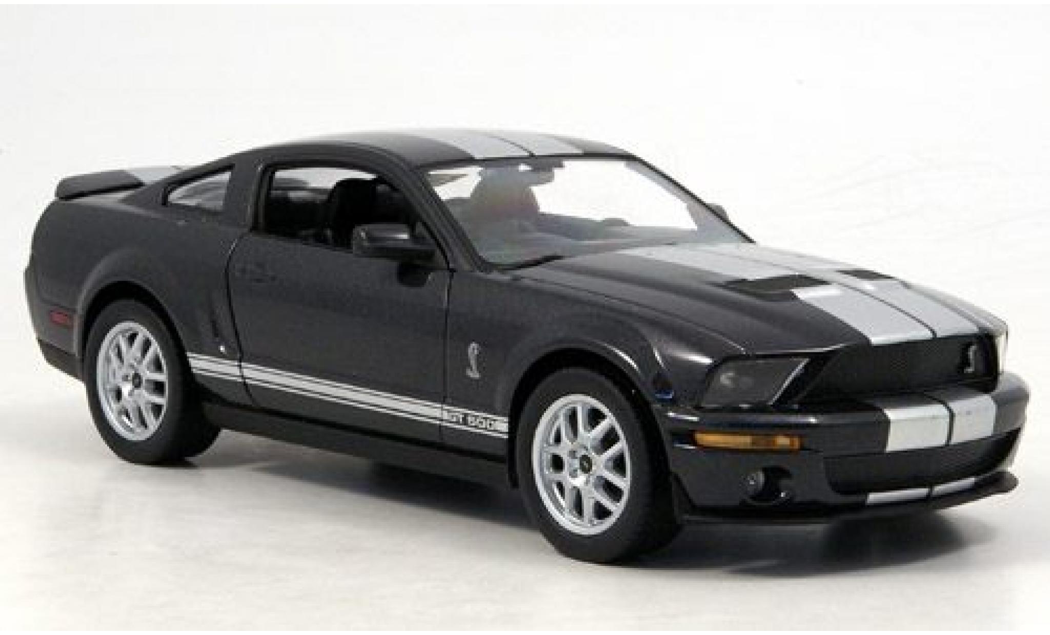 Shelby Cobra 1/24 Welly GT 500 zwart 1:24 modelauto