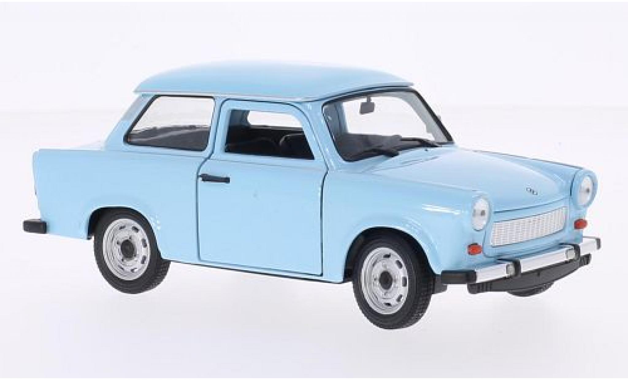Trabant 601 1/24 Welly blauw 1:24 modelauto