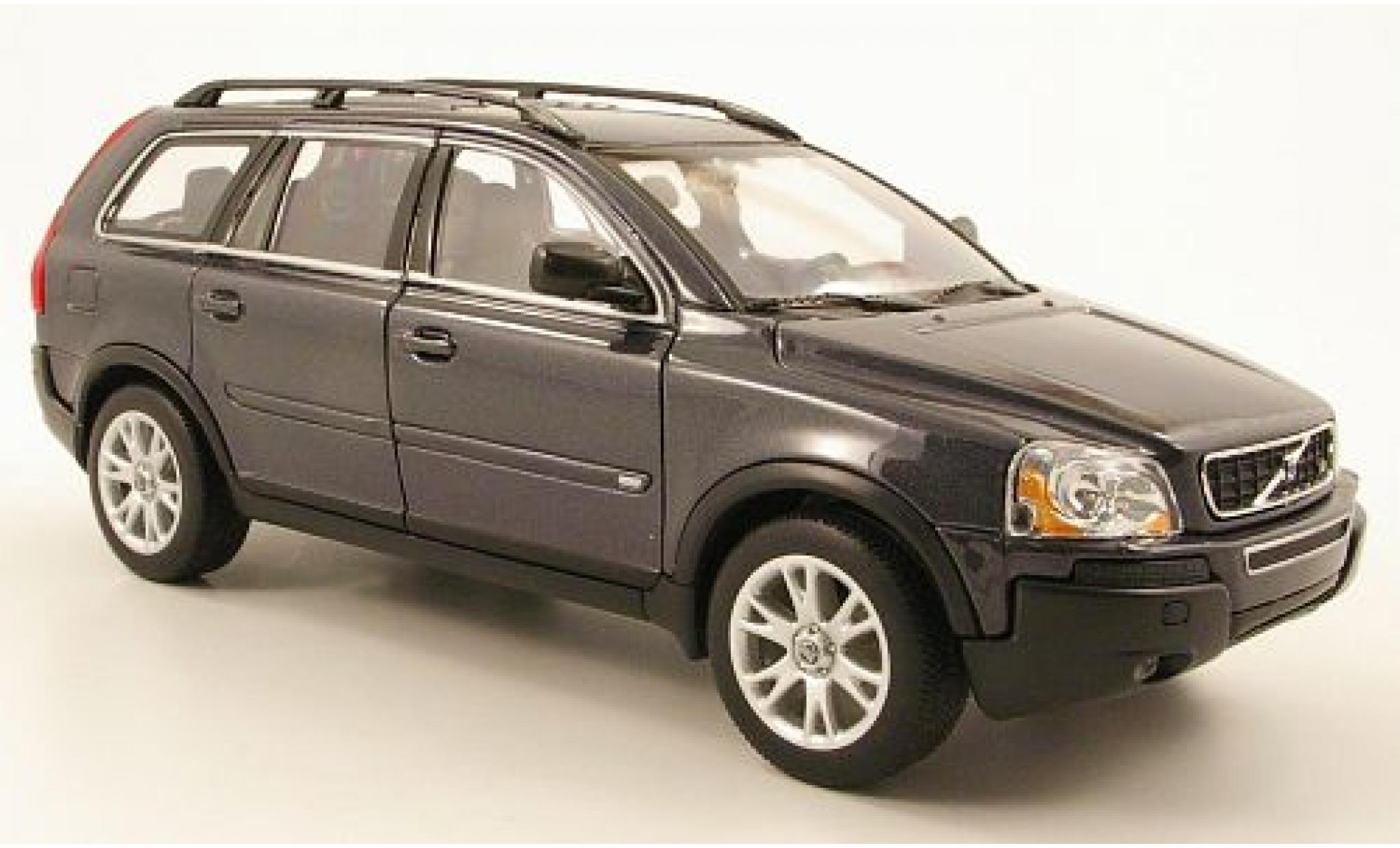 Volvo XC 1/24 Welly 90 metallic grijs sans Vitrine modelauto