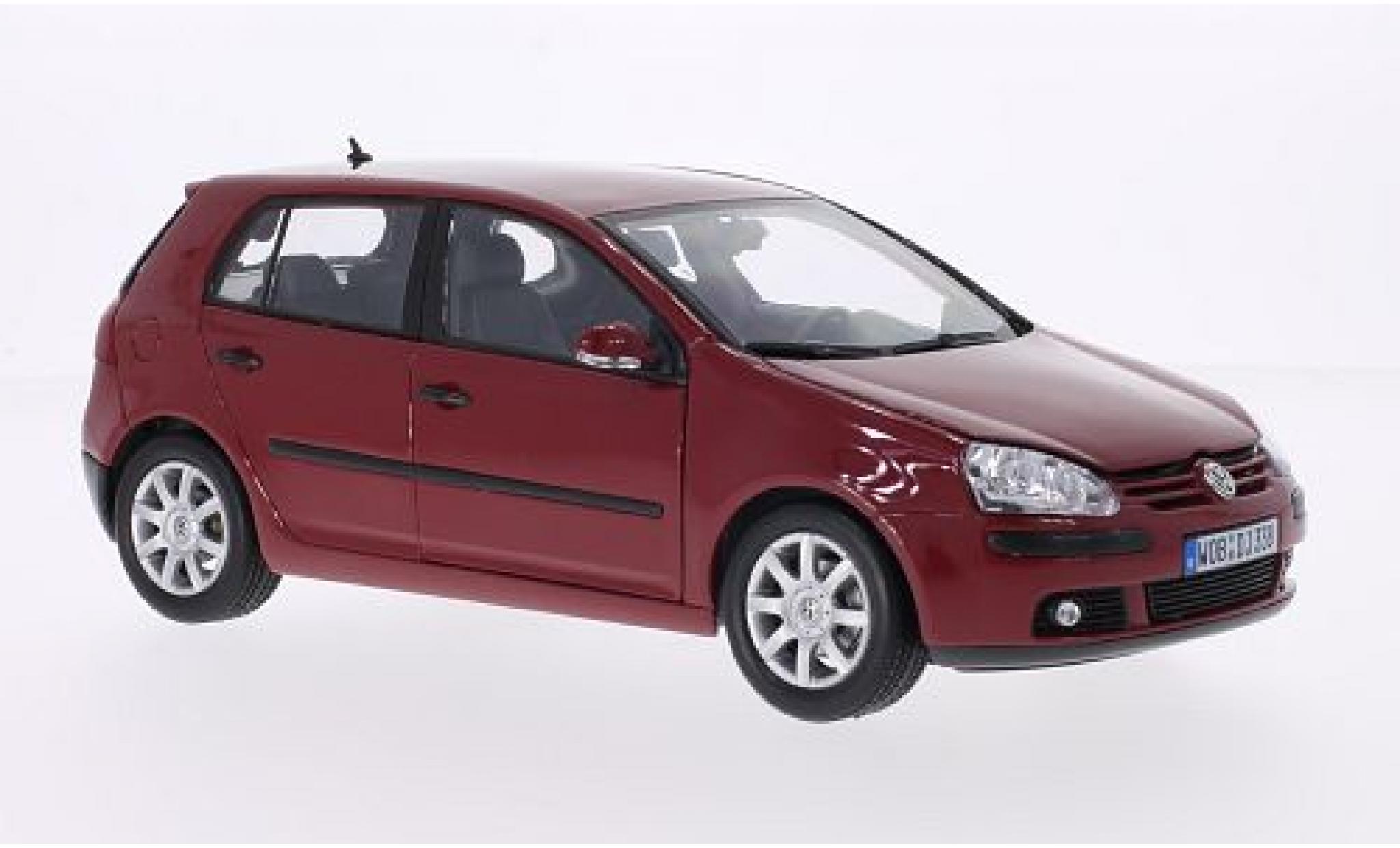 Volkswagen Golf 1/18 Welly V rood 1:18 modelauto