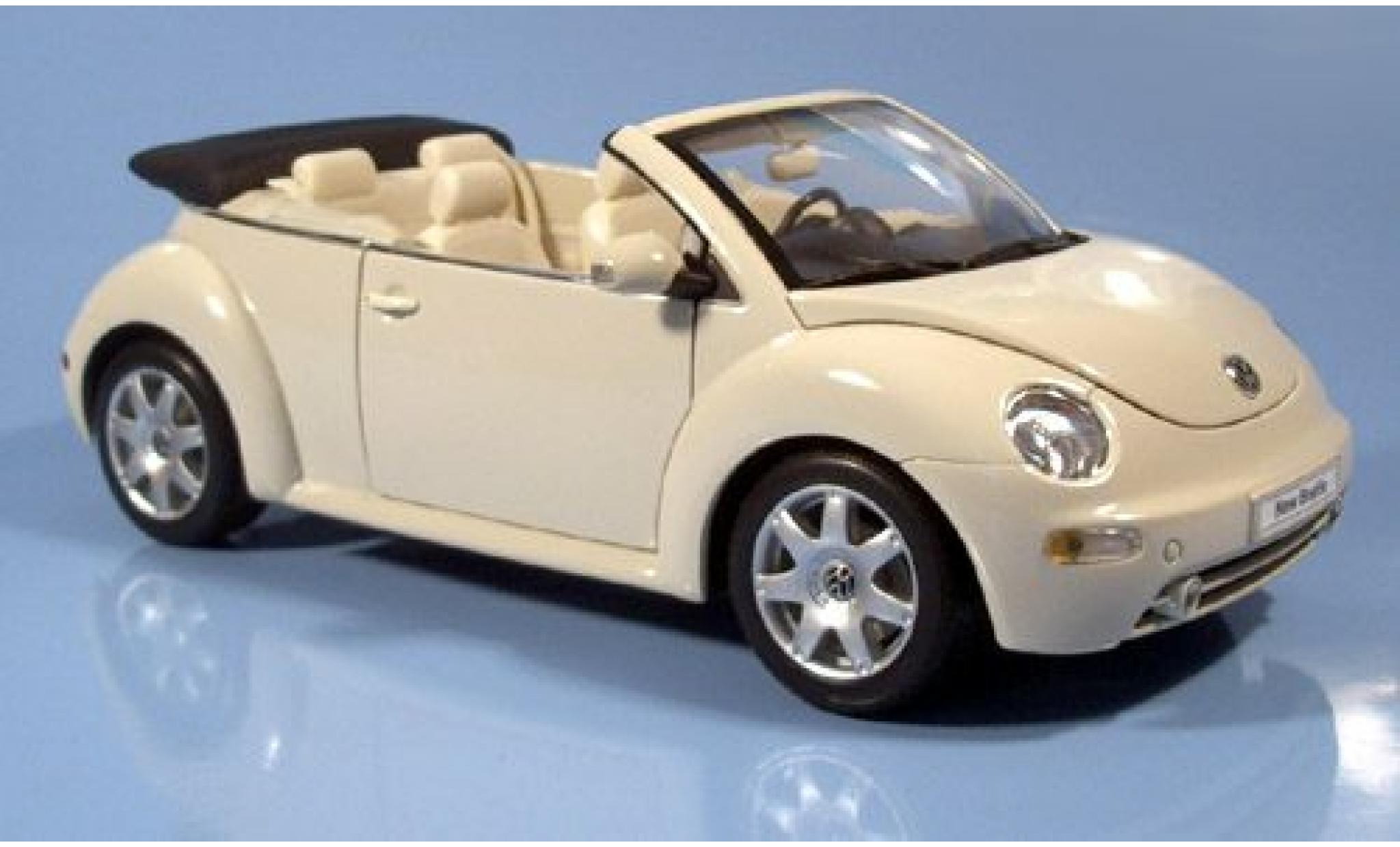 Volkswagen New Beetle 1/18 Welly Cabriolet beige 2003 1:18 modelauto