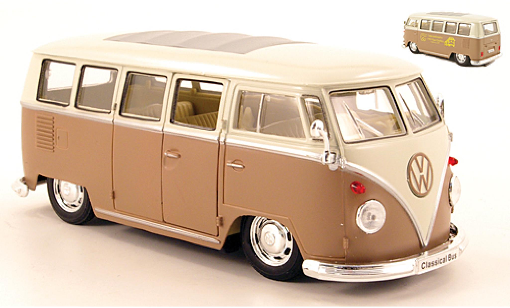Volkswagen T1 1/24 Welly Bus 60. Internationales VW-Van-Treffen 1962 1:24 modelauto