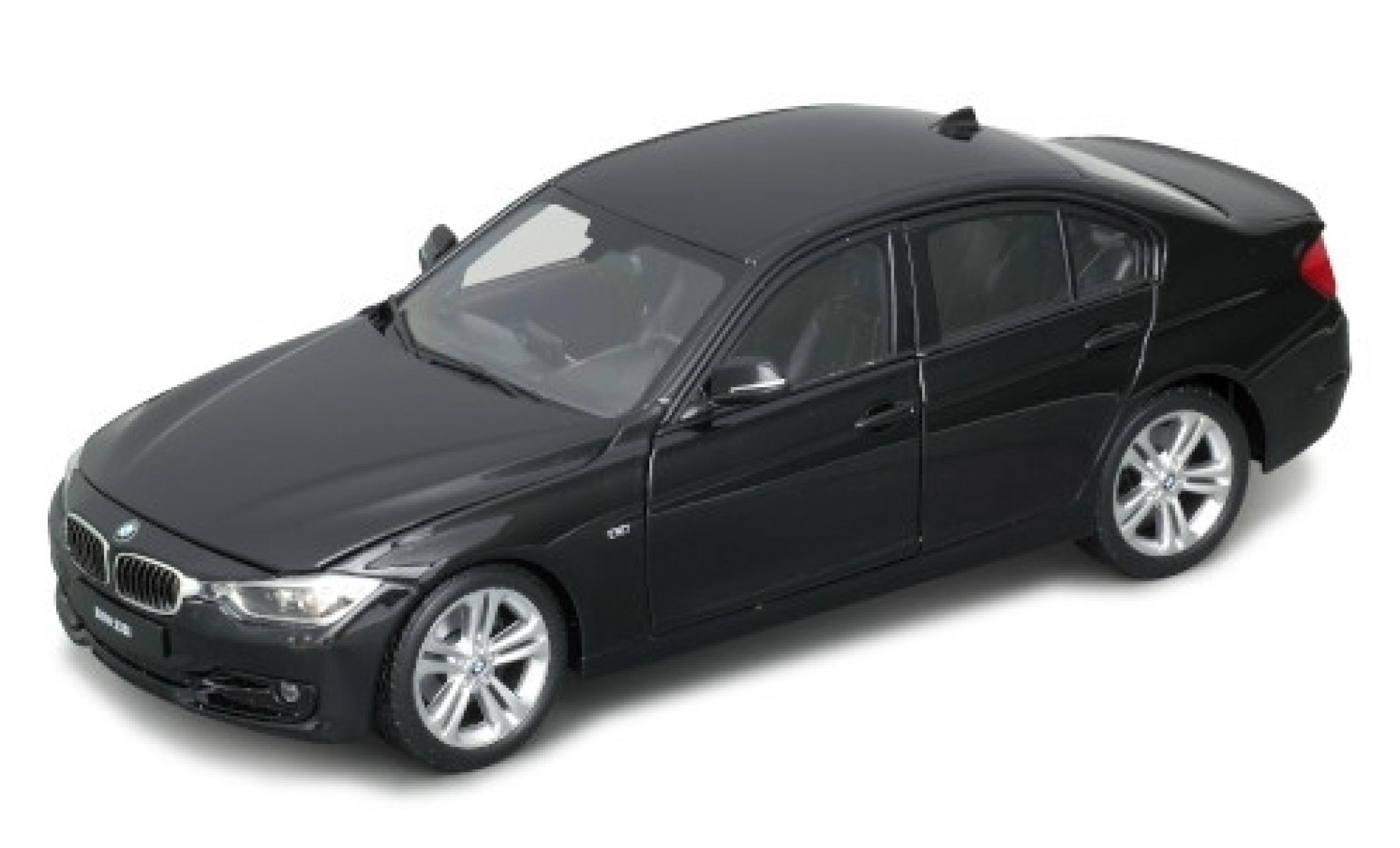 Bmw 335 1/18 Welly i zwart modelauto