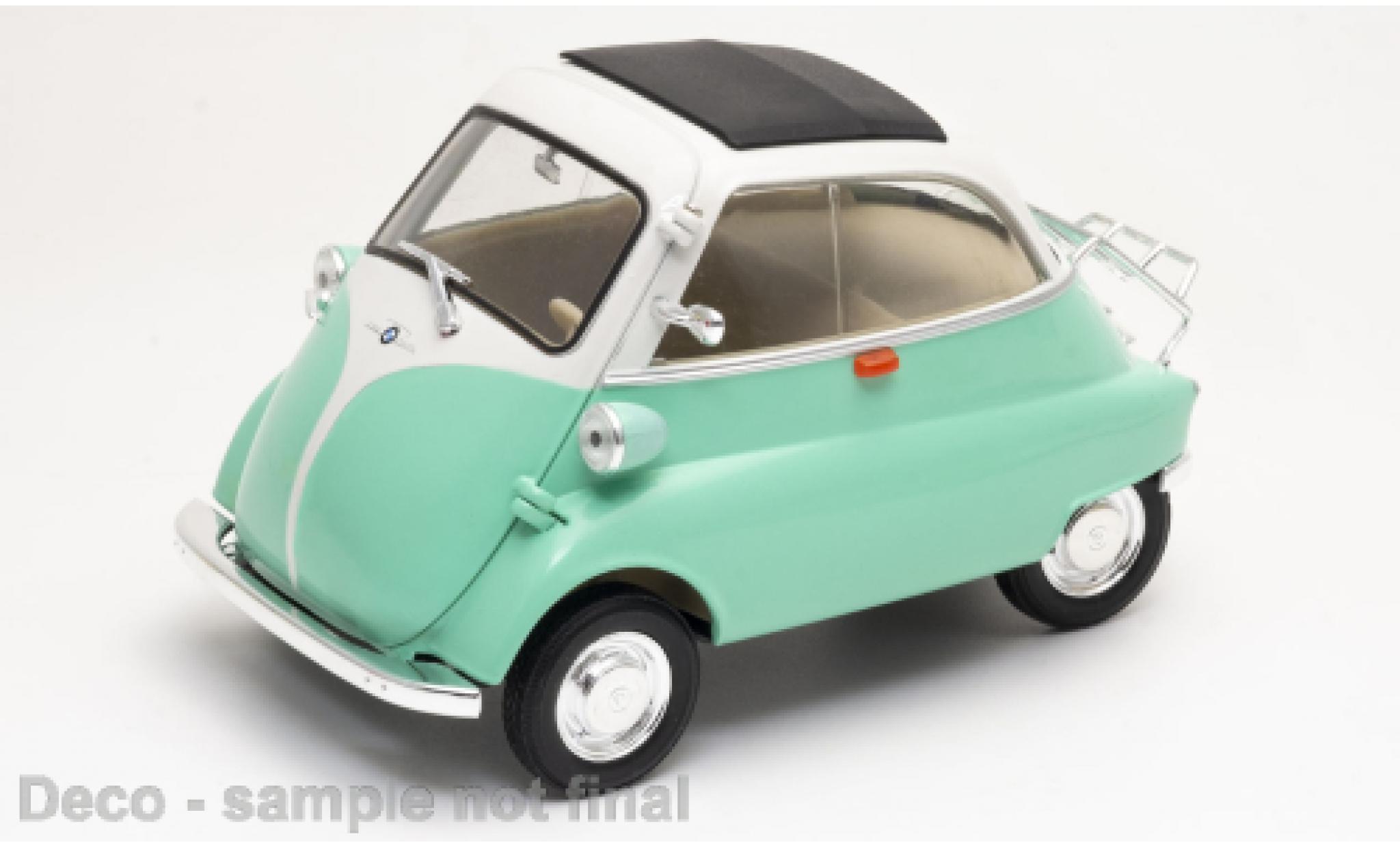 Bmw Isetta 1/18 Welly 250 groen/wit modelauto