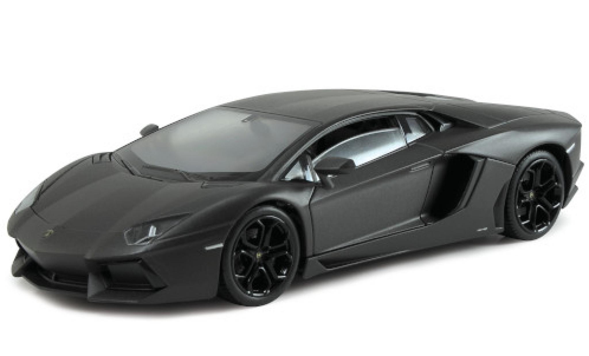 Lamborghini Aventador 1/24 Welly LP 700-4 matt-zwart modelauto