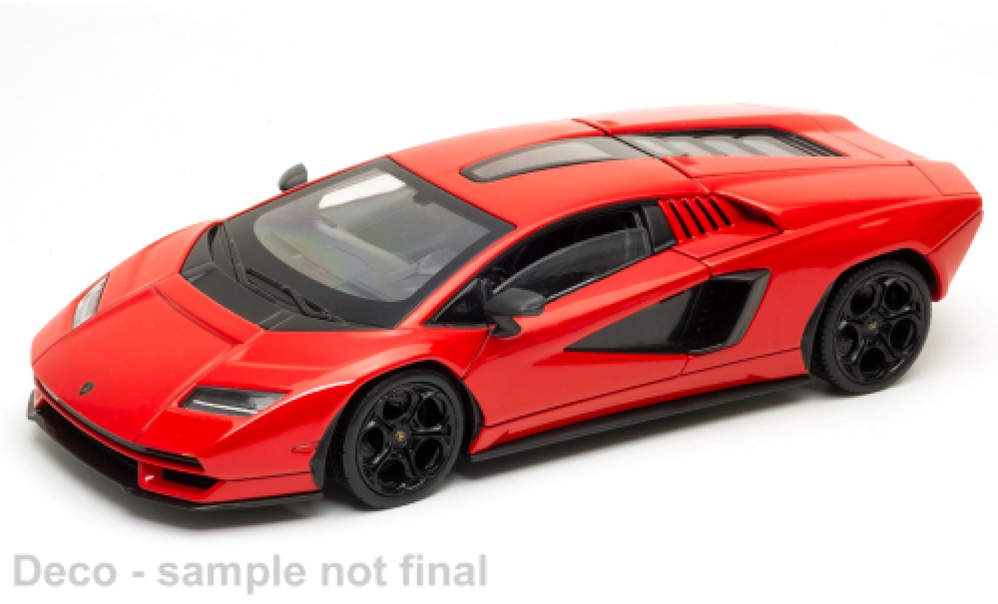 Lamborghini Countach 1/24 Welly LPI 800-4 rood modelauto