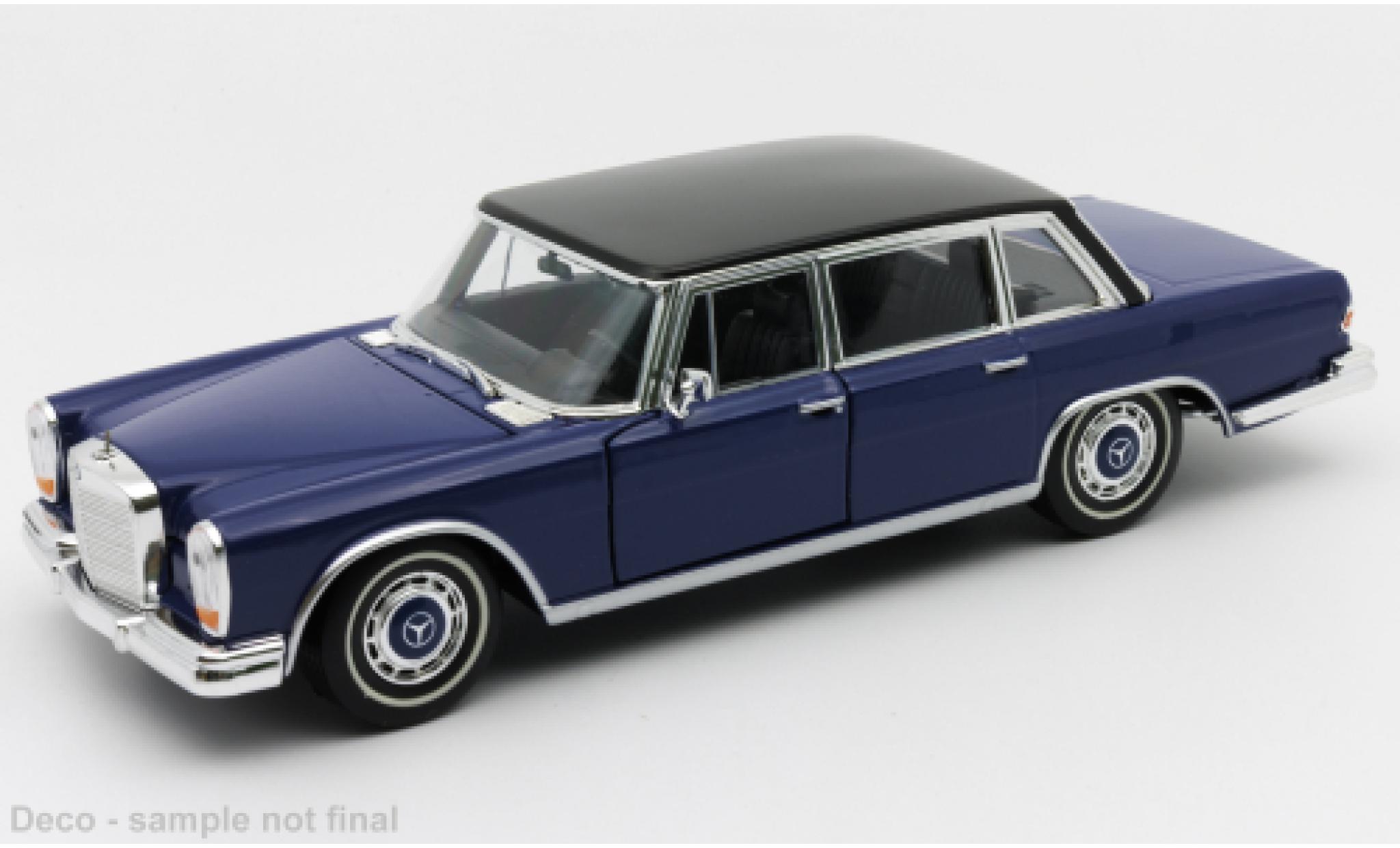 Mercedes 600 1/24 Welly blauw 1963 modelauto