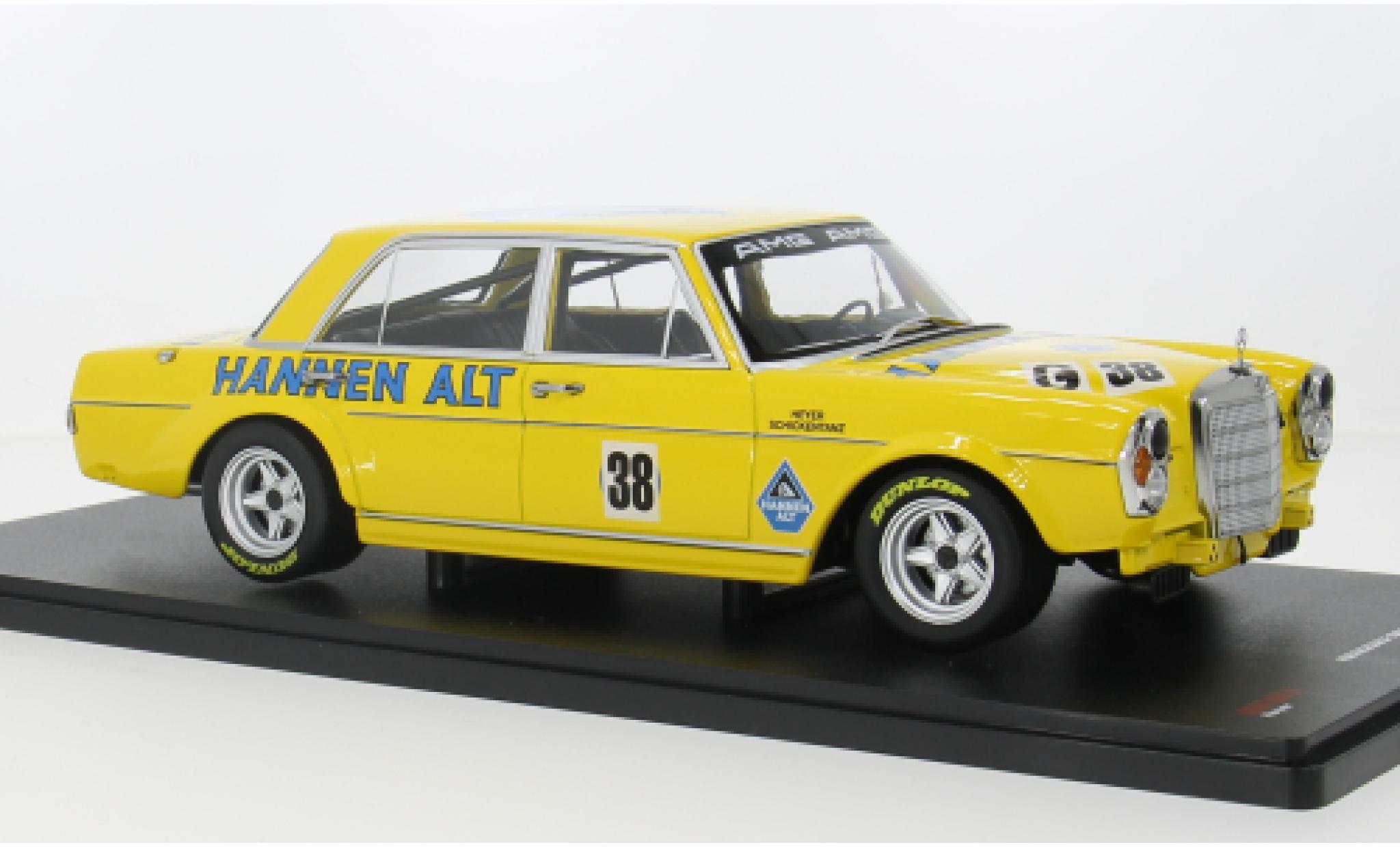 Mercedes 300 1/18 Werk83 SEL 6.8 24h N&uuml;rburgring 1971 Hannen Alt #38 1:18 modelauto