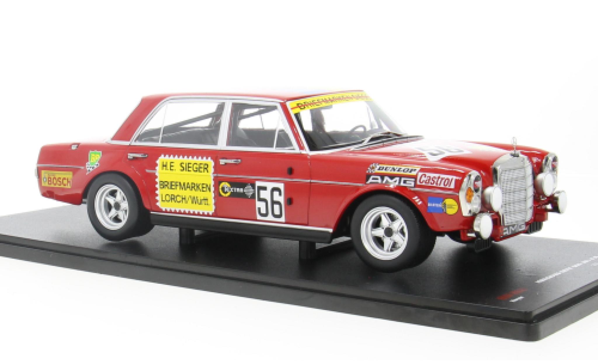 Mercedes 300 1/18 Werk83 SEL 6.8 AMG 200 Meilen N&uuml;rnberg 1972 #56 1:18 modelauto
