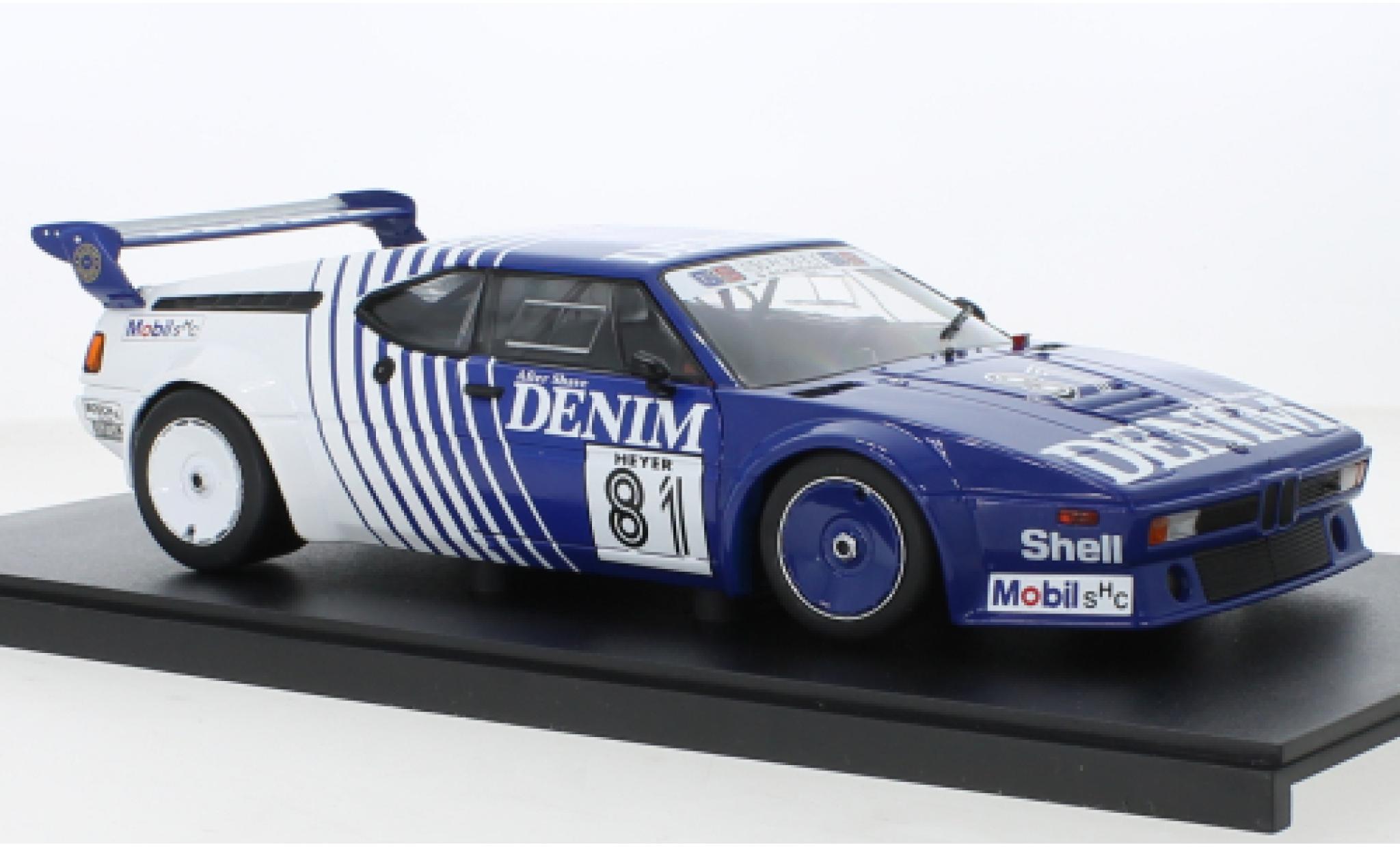 Bmw M1 1/18 Werk83 Procar No.81 GS Tuning Denim Procar 1980 modelauto
