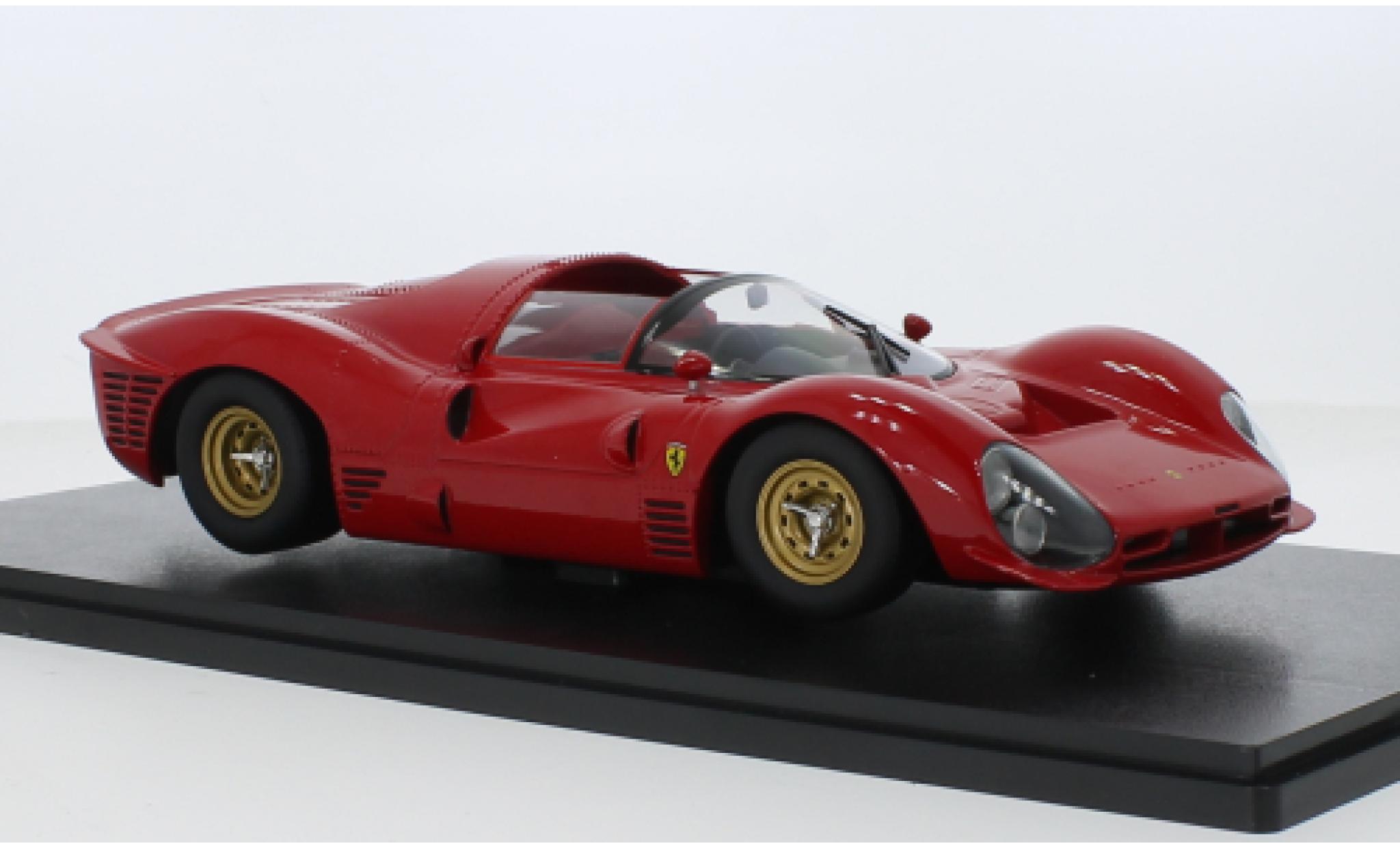 Ferrari 330 1/18 Werk83 P3 Spider rood RHD 1966 modelauto