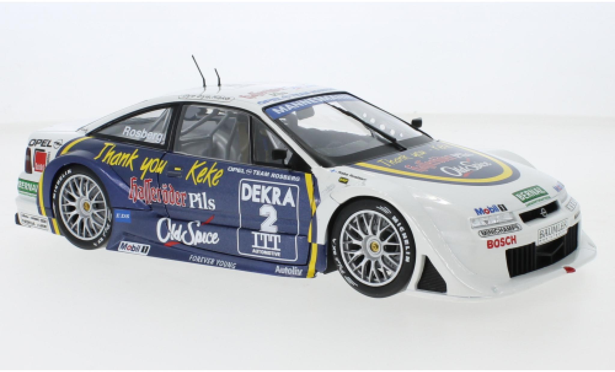 Opel Calibra 1/18 Werk83 V6 4x4 No.2 Team Rosberg Thank you Keke DTM Hockenheim 1995 modelauto