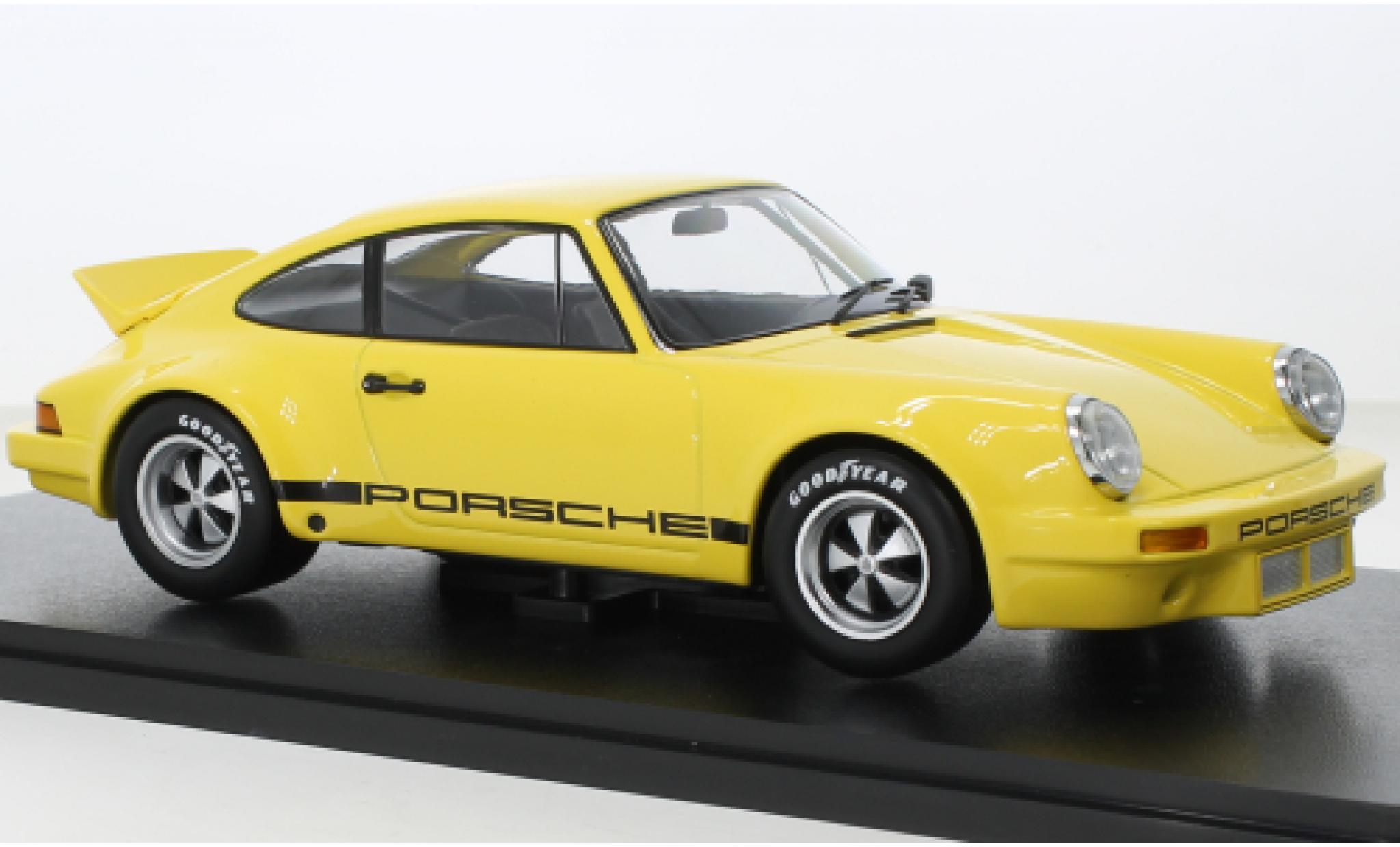 Porsche 911 1/18 Werk83 Carrera 3.0 RSR geel modelauto