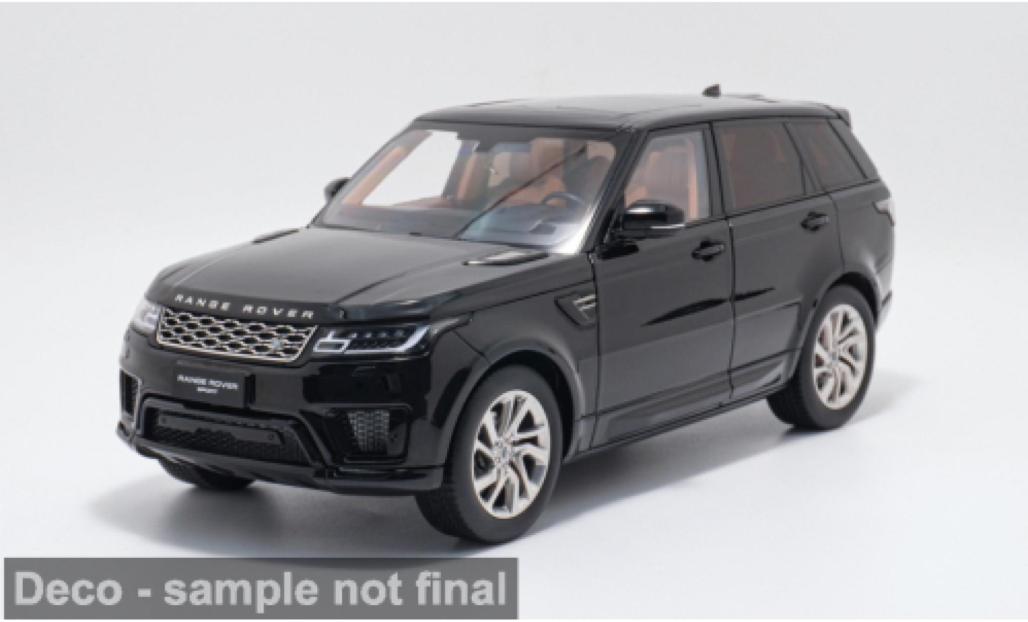 Range Rover Sport 1/18 WhelArt Land Rover zwart 1:18 modelauto