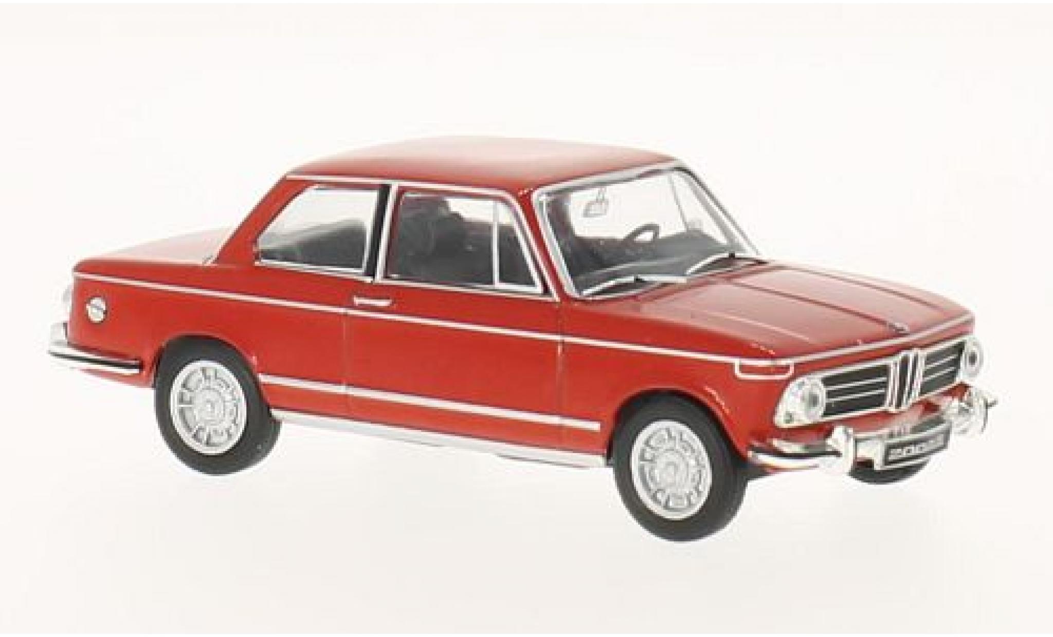 Bmw 2002 1/43 WhiteBox ti rood 1968 modelauto
