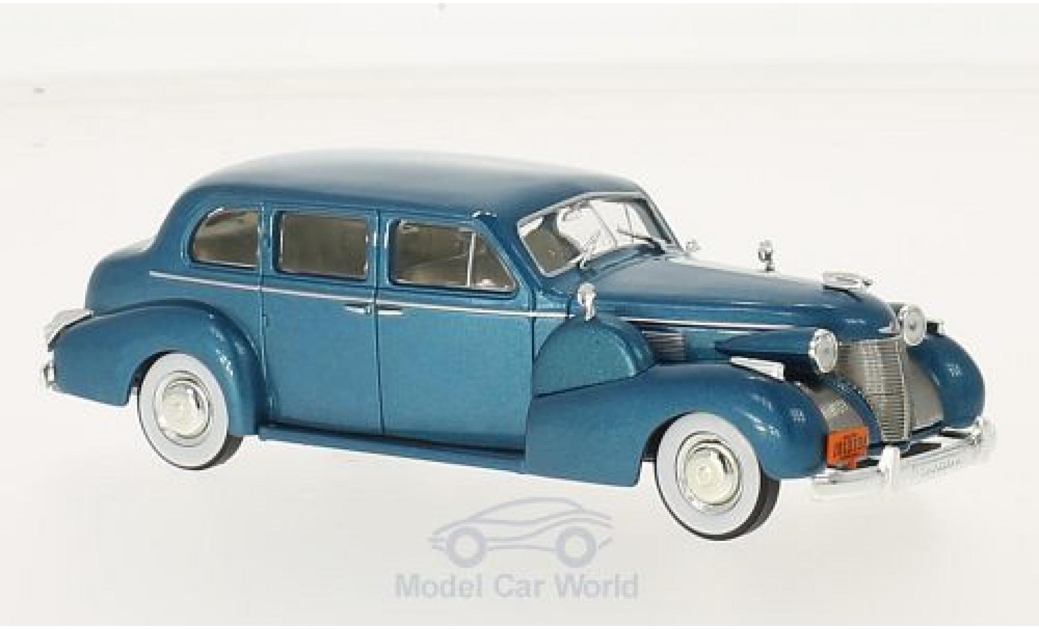 Cadillac Series 75 1/43 WhiteBox Fleetwood V8 Sedan metallic t&uuml;rkis 1939 modelauto