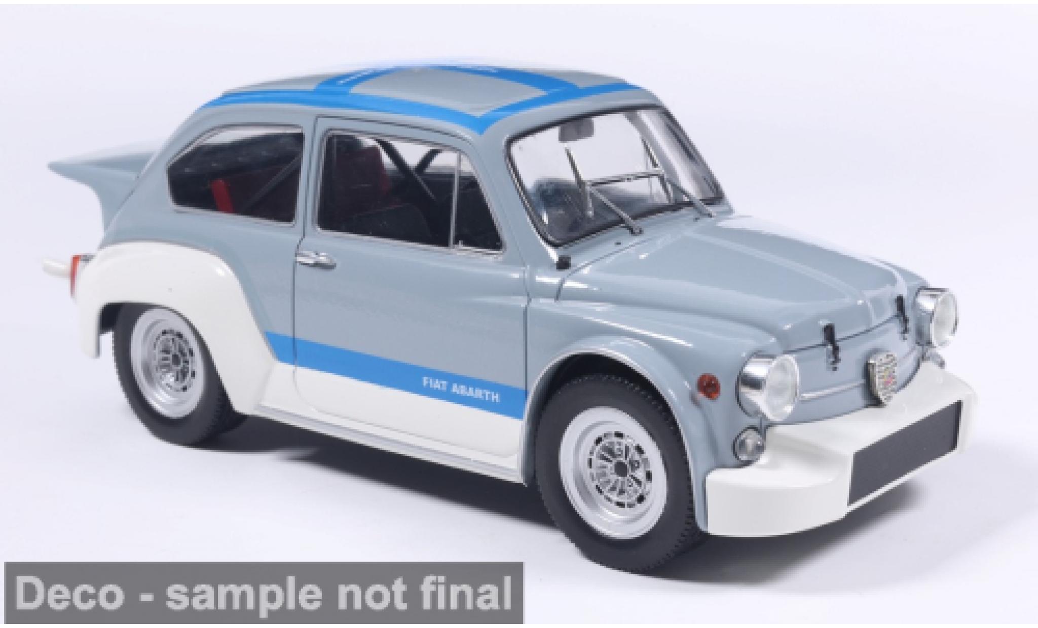 Fiat Abarth 1000 1/24 WhiteBox Gr.2 grijs/blauw 1970 1:24 modelauto