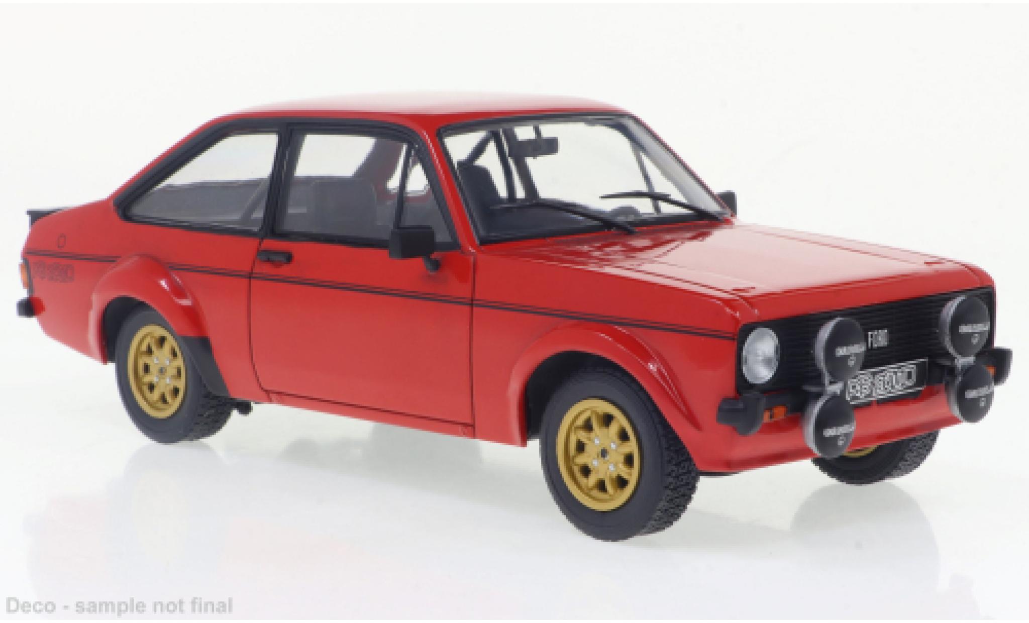 Ford Escort 1/24 WhiteBox MK II RS 2000 rood 1977 1:24 modelauto