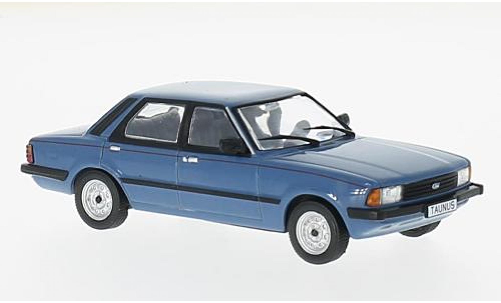 Ford Taunus 1/43 WhiteBox TC2 Brillant blauw 1982 modelauto